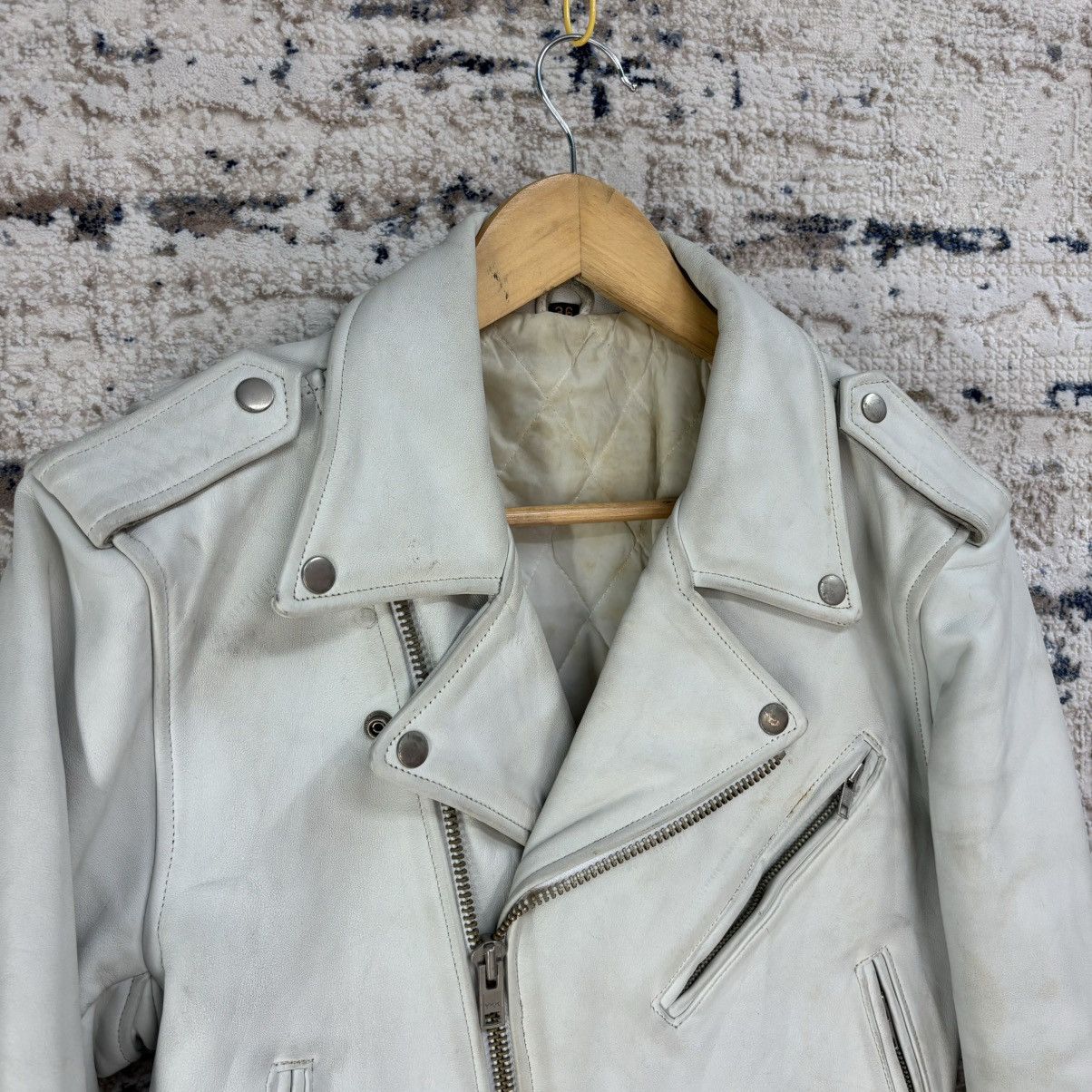 Genuine Leather 🔥Vintage FREEDOM Bikers Leather Jacket Size US S / EU 44-46 / 1 - 4 Thumbnail