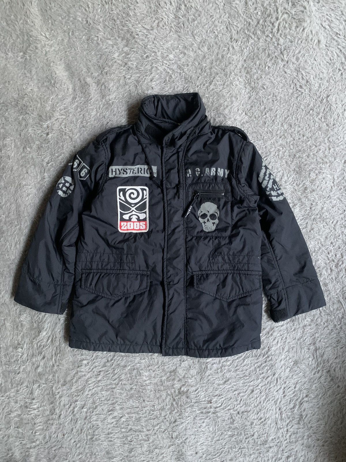 Hysteric Glamour × Japanese Brand × Vintage Vintage Hysteric Mini Kid M65 Jacket Size XS / US 0-2 / IT 36-38 - 1 Thumbnail