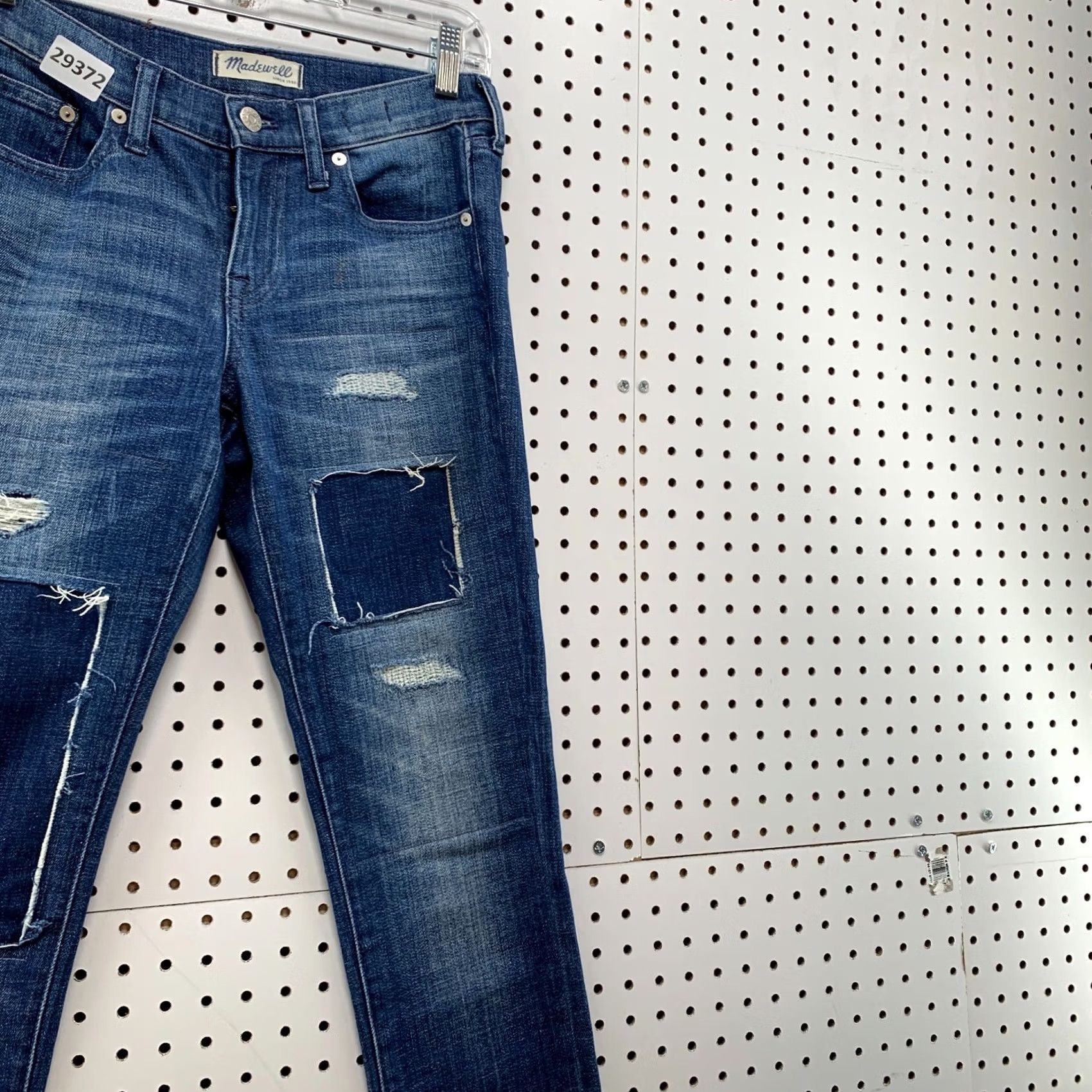 Madewell Madewell Jeans Womens 24 Blue Denim Size fits 28X29 Distressed Slim Boy Size 28" / US 6 / IT 42 - 5 Thumbnail