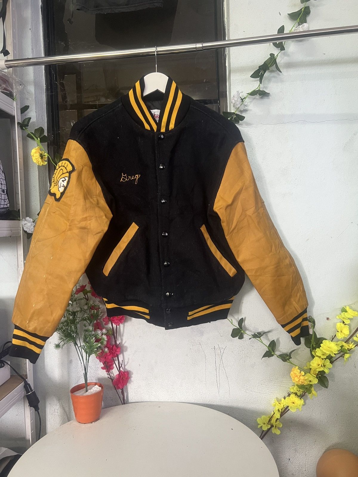Vintage Vintage Melville Varsity Jacket Size US M / EU 48-50 / 2 - 2 Thumbnail