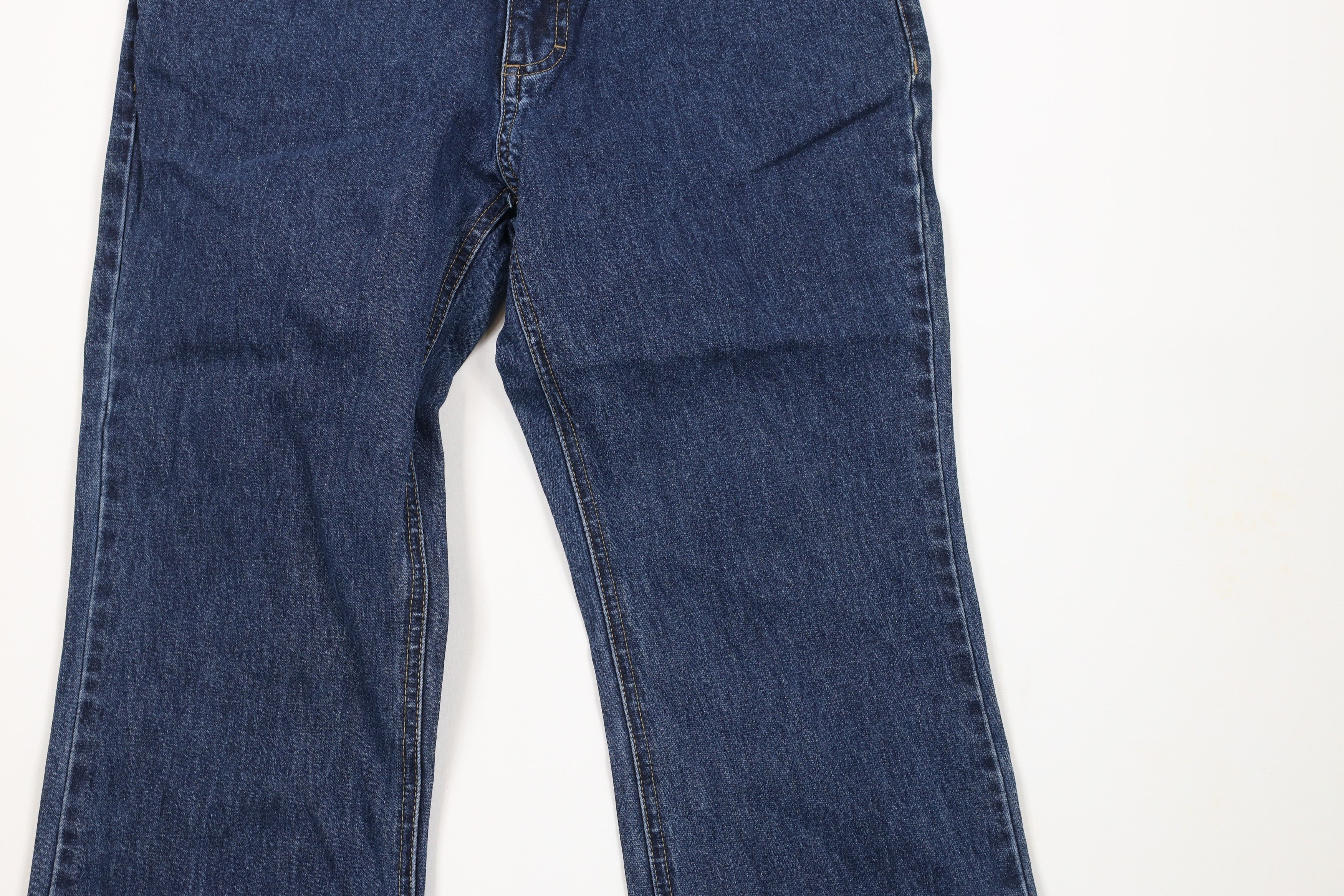 Esprit × Vintage Vintage 90s Y2K Esprit Wide Leg Denim Jeans Blue Cotton Size 28" / US 6 / IT 42 - 3 Thumbnail