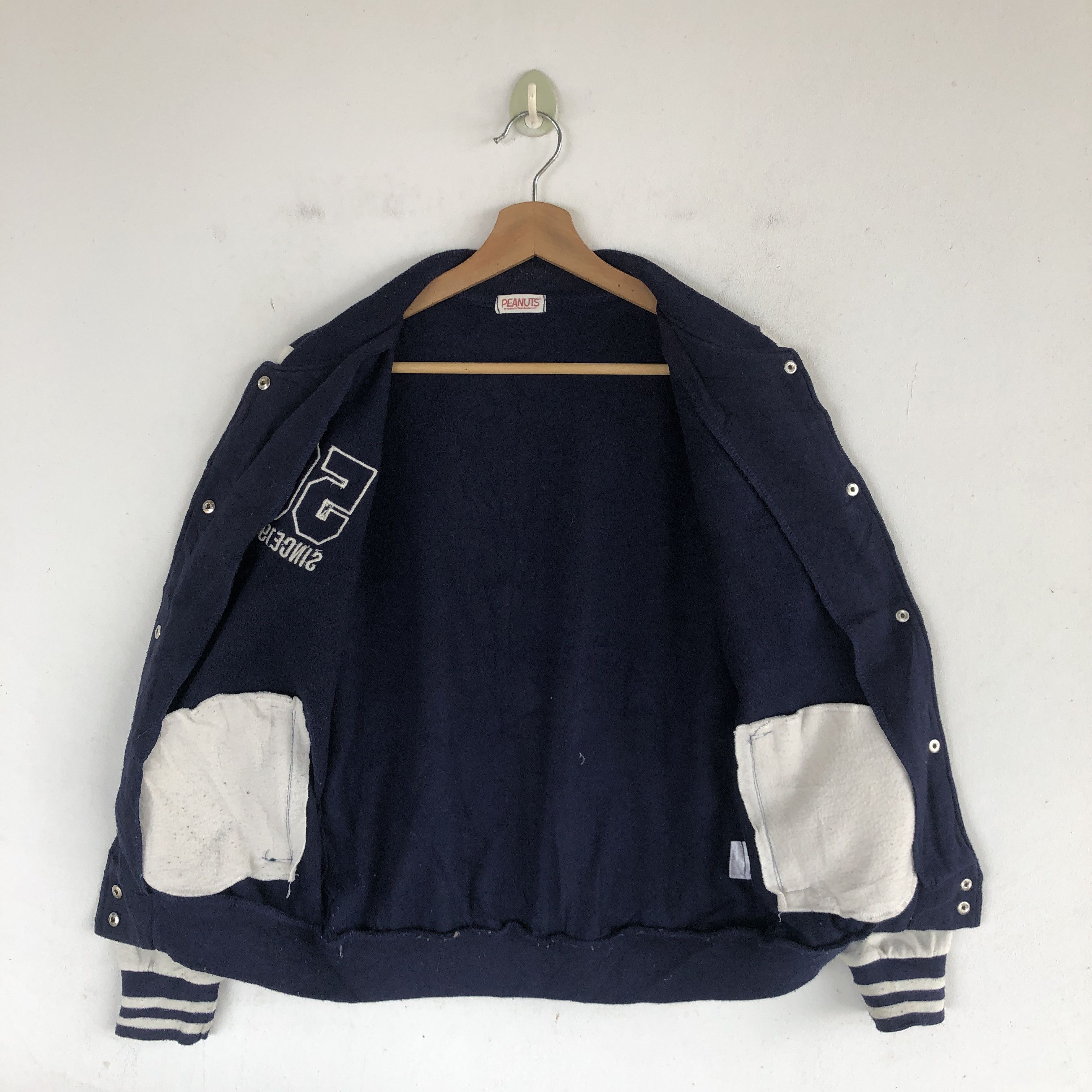 Japanese Brand × Vintage Vintage Y2K Peanut Flying Ace Varsity Sweater Sweatshirt Size XS / US 0-2 / IT 36-38 - 8 Thumbnail