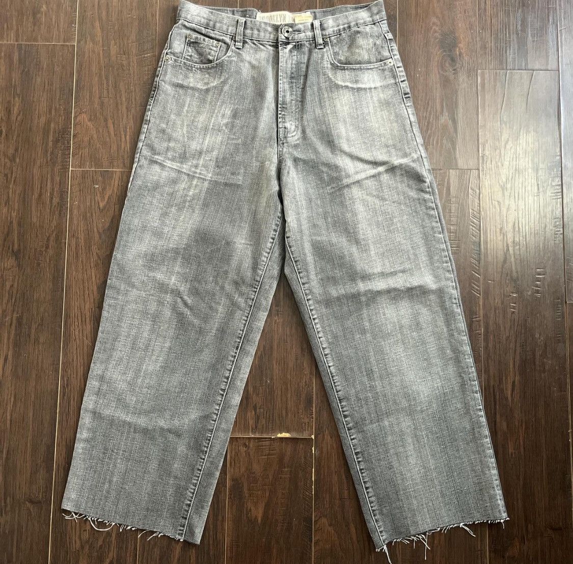 Brooklyn Xpress Brooklyn Xpress Grey Baggy Jeans Y2K Skater Size US 32 / EU 48 - 1 Thumbnail
