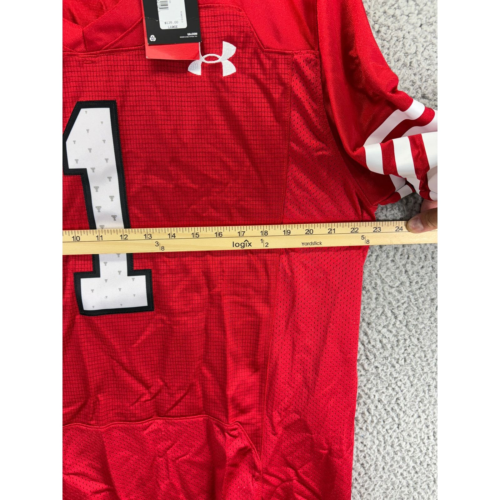 Under Armour Under Armour Texas Tech Raiders Football Jersey #1 Men Large Size US L / EU 52-54 / 3 - 5 Thumbnail