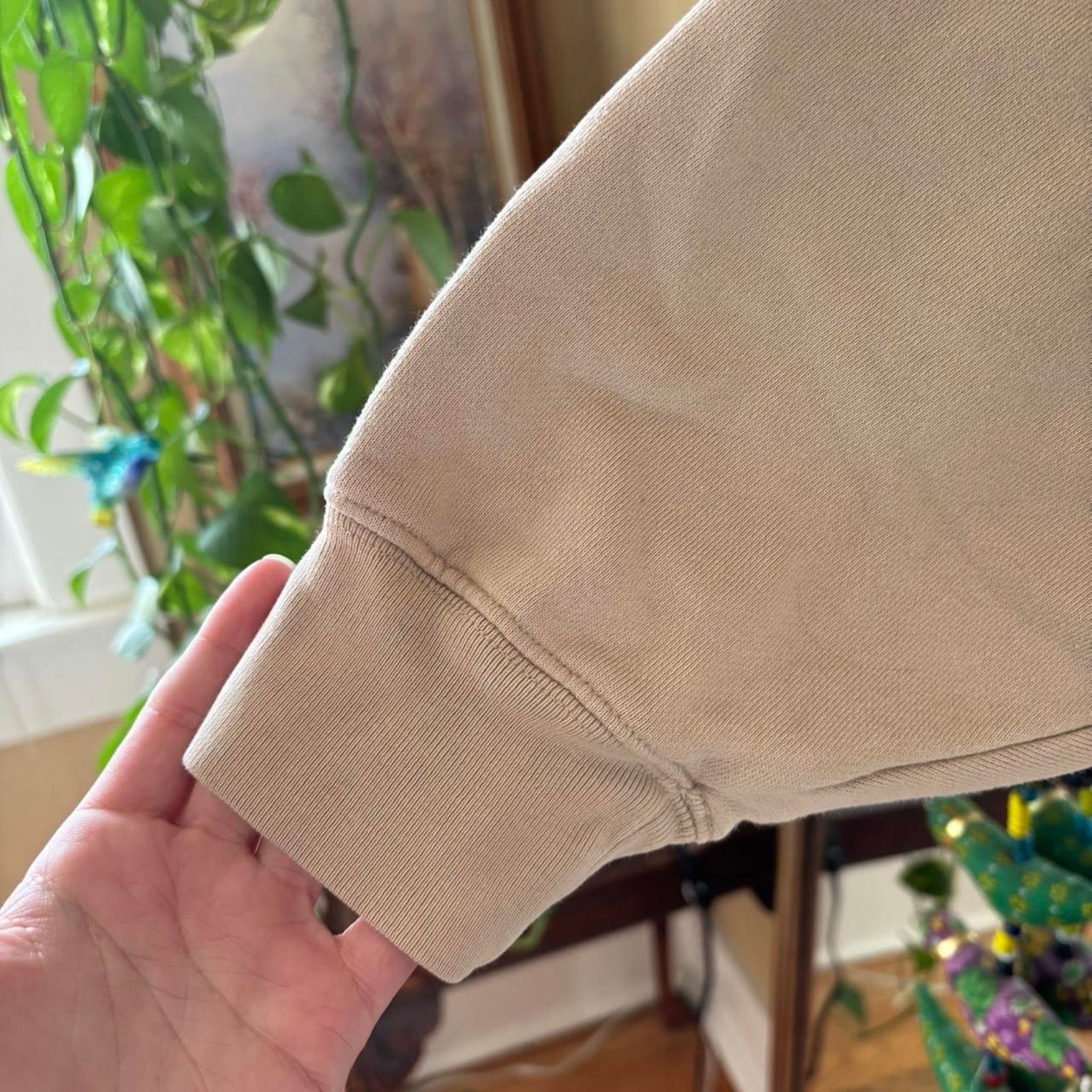 Oak + Fort Oak + Fort Beige Sweatshirt XS Cotton Minimalist Athleisure Size XS / US 0-2 / IT 36-38 - 5 Thumbnail