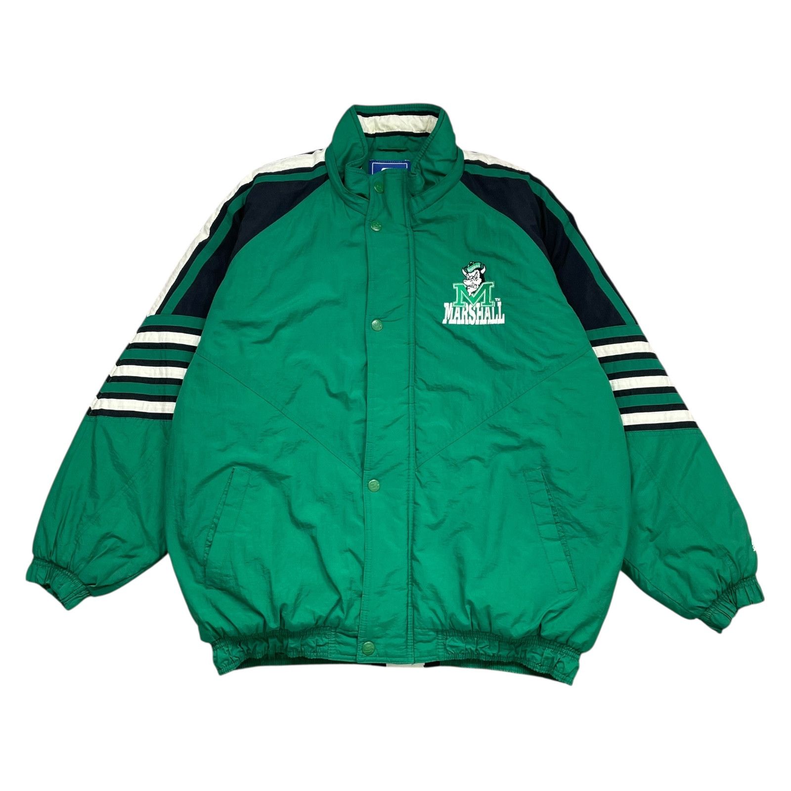 NCAA VTG 90s MARSHALL THUNDERING HERD STARTER PUFFER JACKET Sz XL Size US XL / EU 56 / 4 - 2 Thumbnail