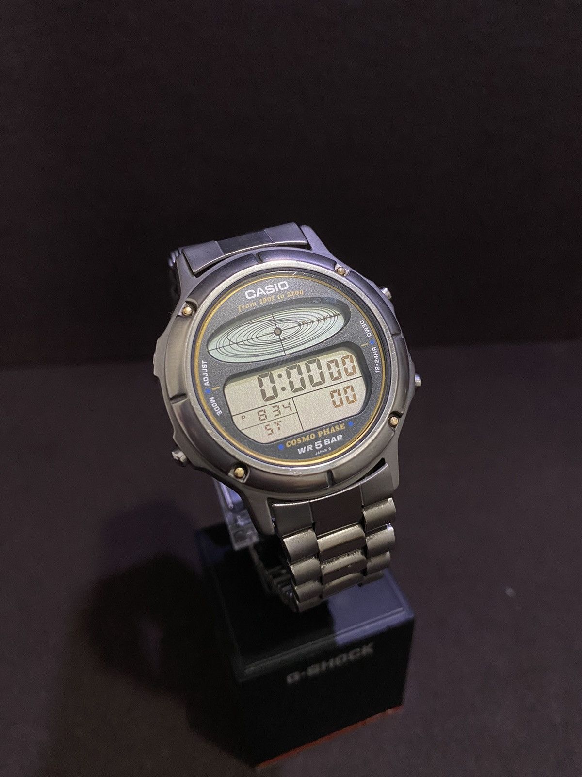 Casio × Japanese Brand × Vintage Casio Cosmo Phase CGW-90 Japan 1988 Size ONE SIZE - 6 Thumbnail