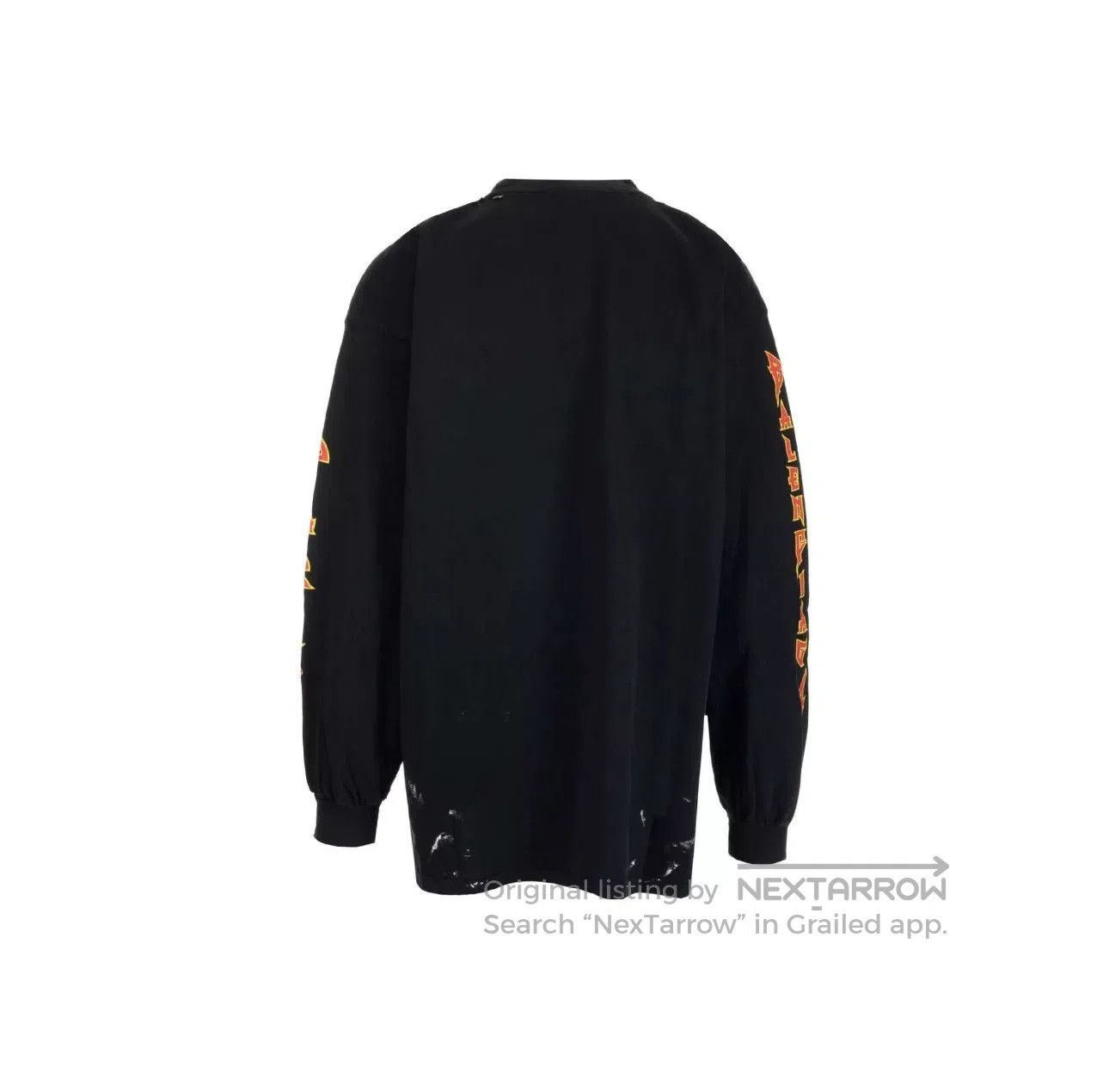 Balenciaga Balenciaga Metallica Graphic Long Sleeve Sweatshirt. Size US M / EU 48-50 / 2 - 2 Thumbnail