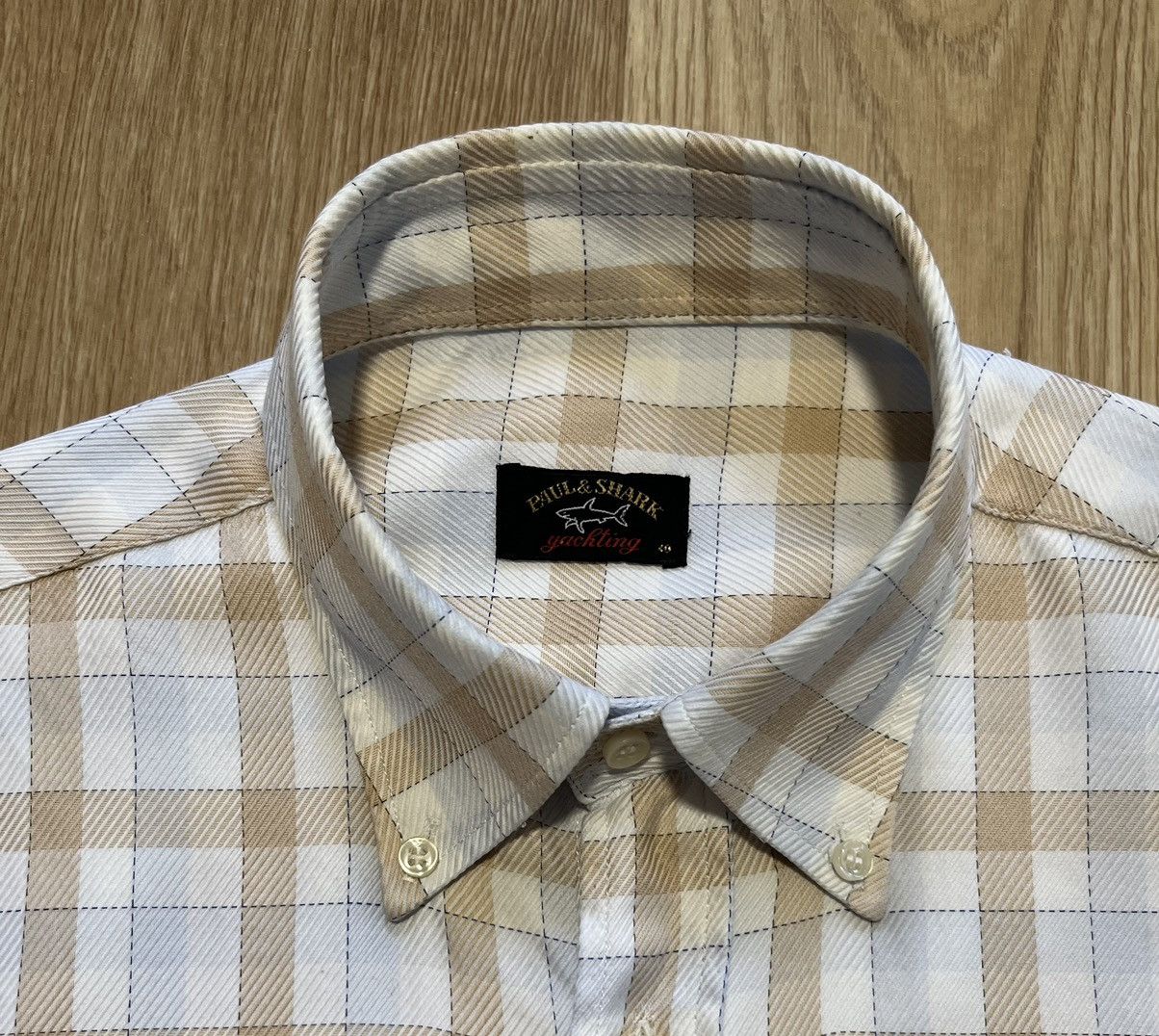 Paul & Shark Paul & Shark Yachting Checkered Shirt Size US XL / EU 56 / 4 - 4 Thumbnail