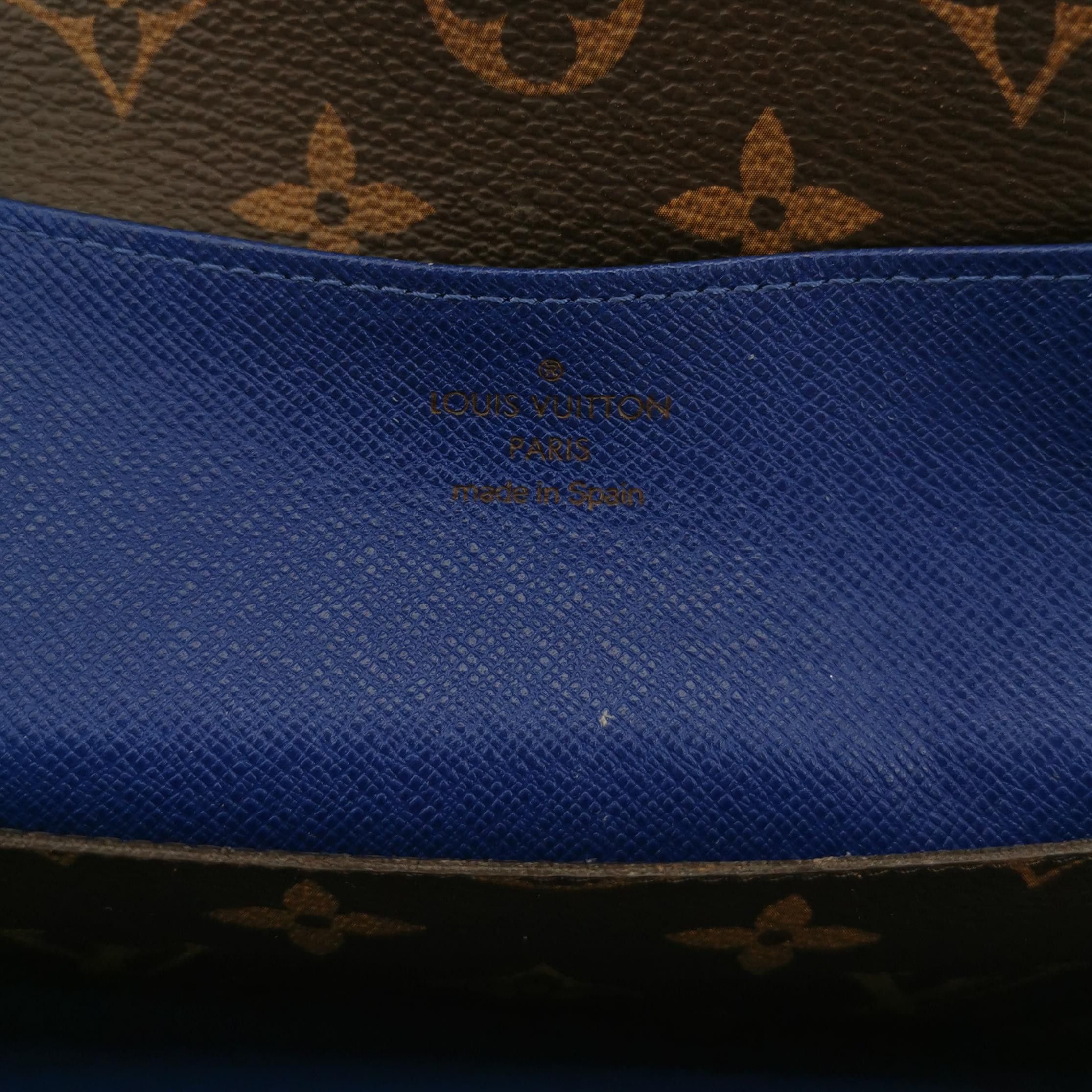 Louis Vuitton Louis Vuitton (LV) Emilie leather Monogram print snap walle Size ONE SIZE - 5 Thumbnail