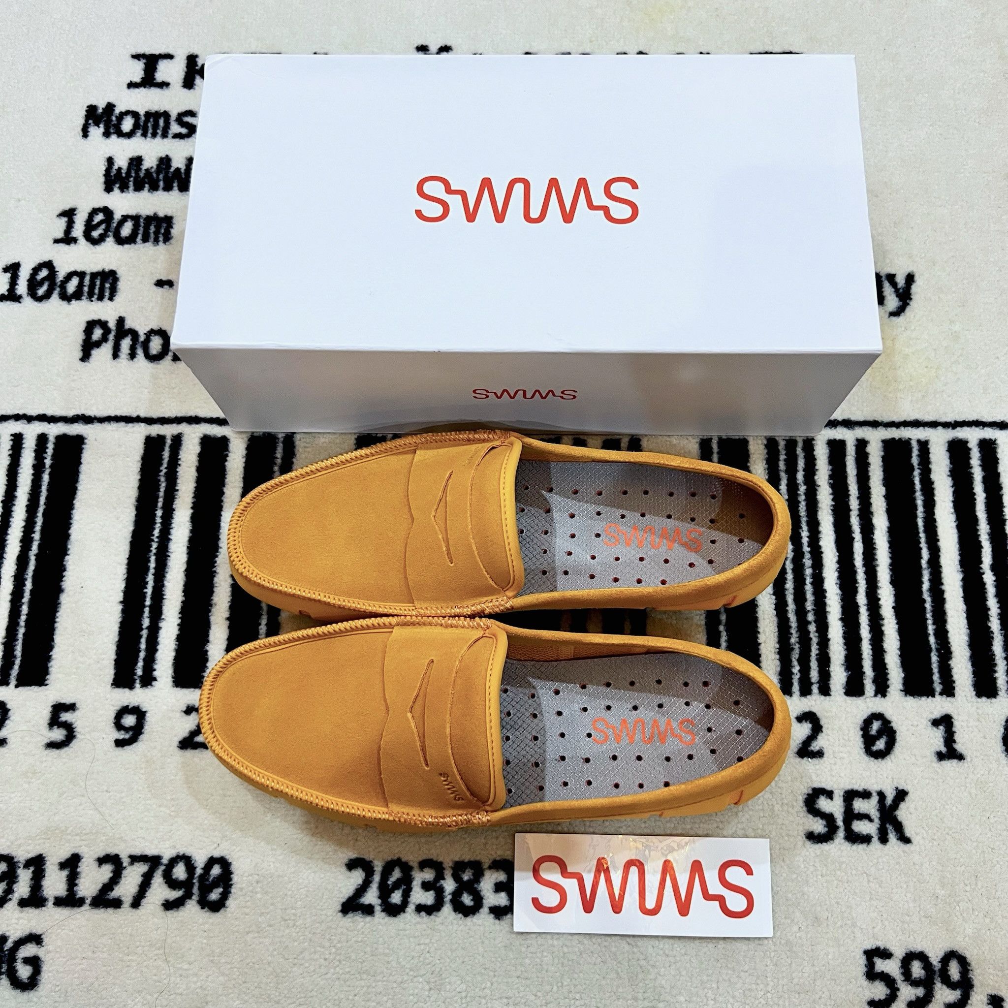 Swims Swims Shoes Penny Loafers Waterproof Lux Driver - Blaze Size US 9 / EU 42 - 3 Thumbnail