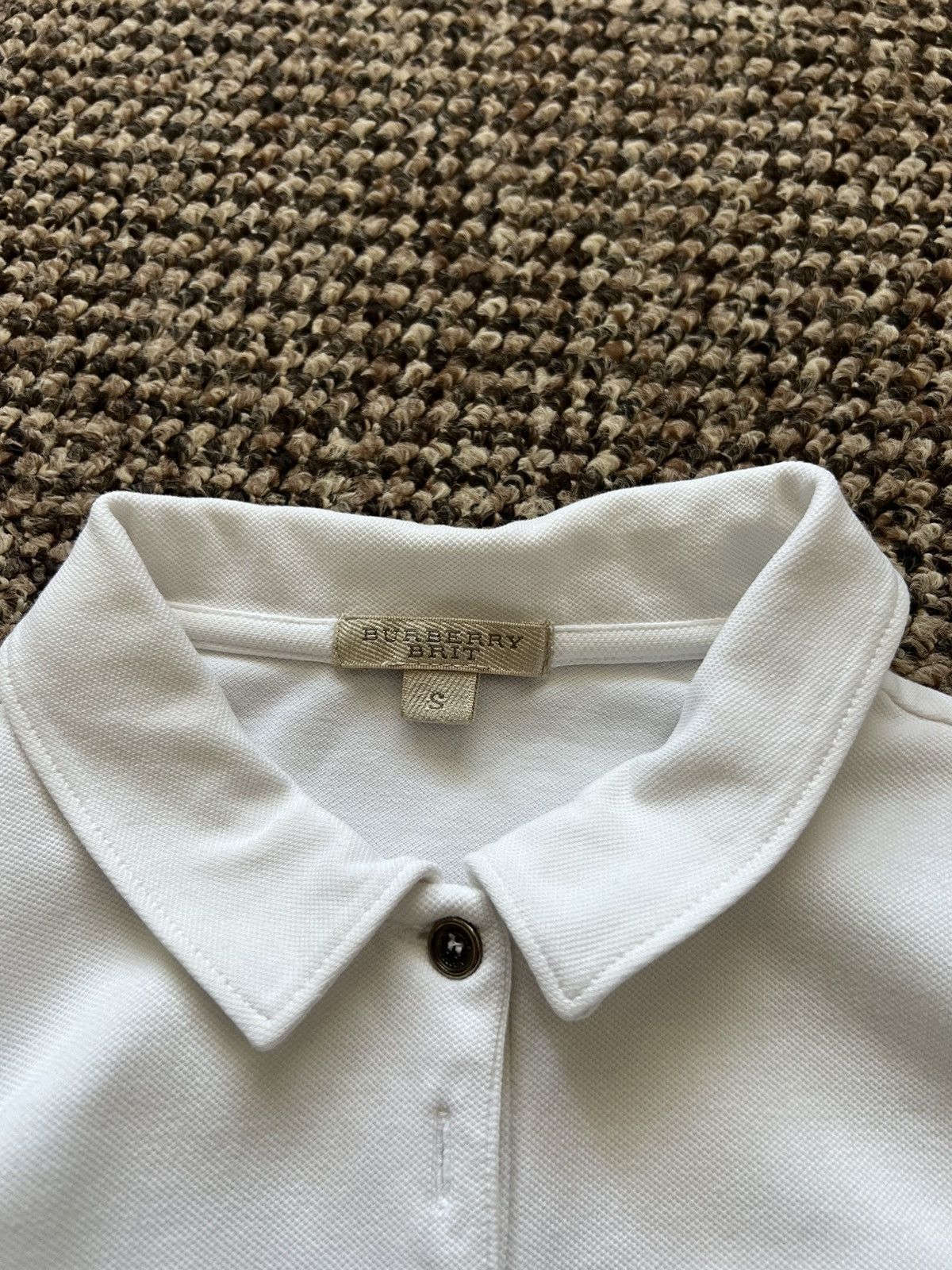 Burberry Vintage Burberry Polo T-shirt Size S / US 4 / IT 40 - 8 Thumbnail