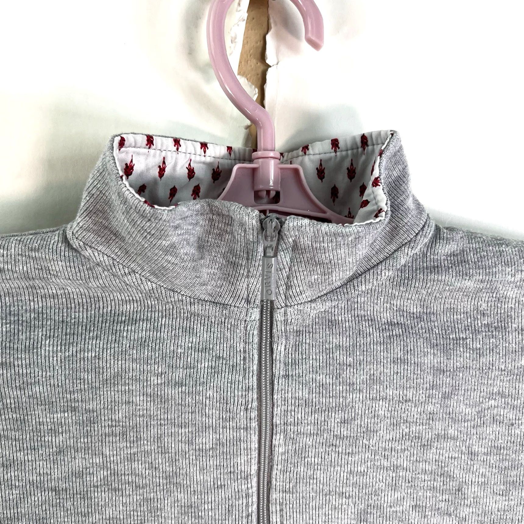 Orvis Orvis Women's Sweatshirt 1/4 Zip Shirt Adult Small Gray Embroidered Logo Raglan Sleeve Activewear Regular Fit Size S / US 4 / IT 40 - 3 Thumbnail