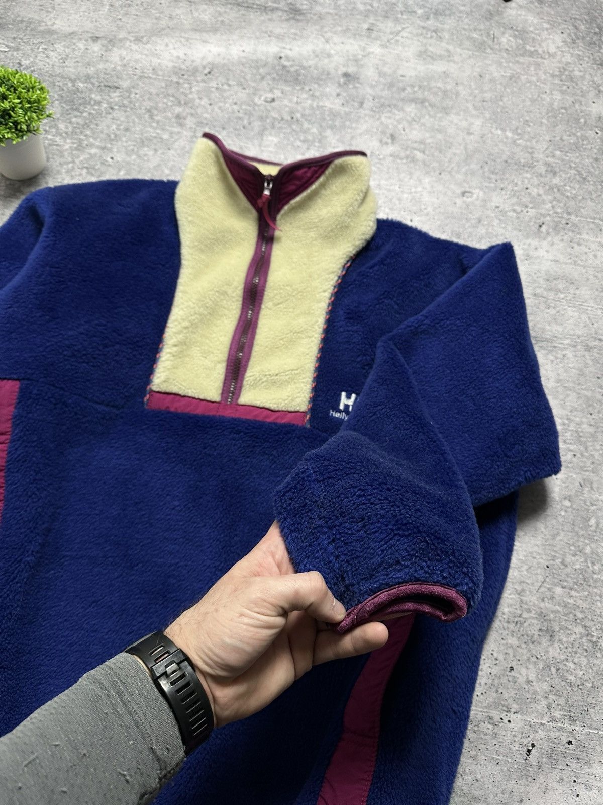 Helly Hansen Vintage Helly Hansen Pullover Nylon Pocket Fleece Jacket Size US L / EU 52-54 / 3 - 6 Thumbnail