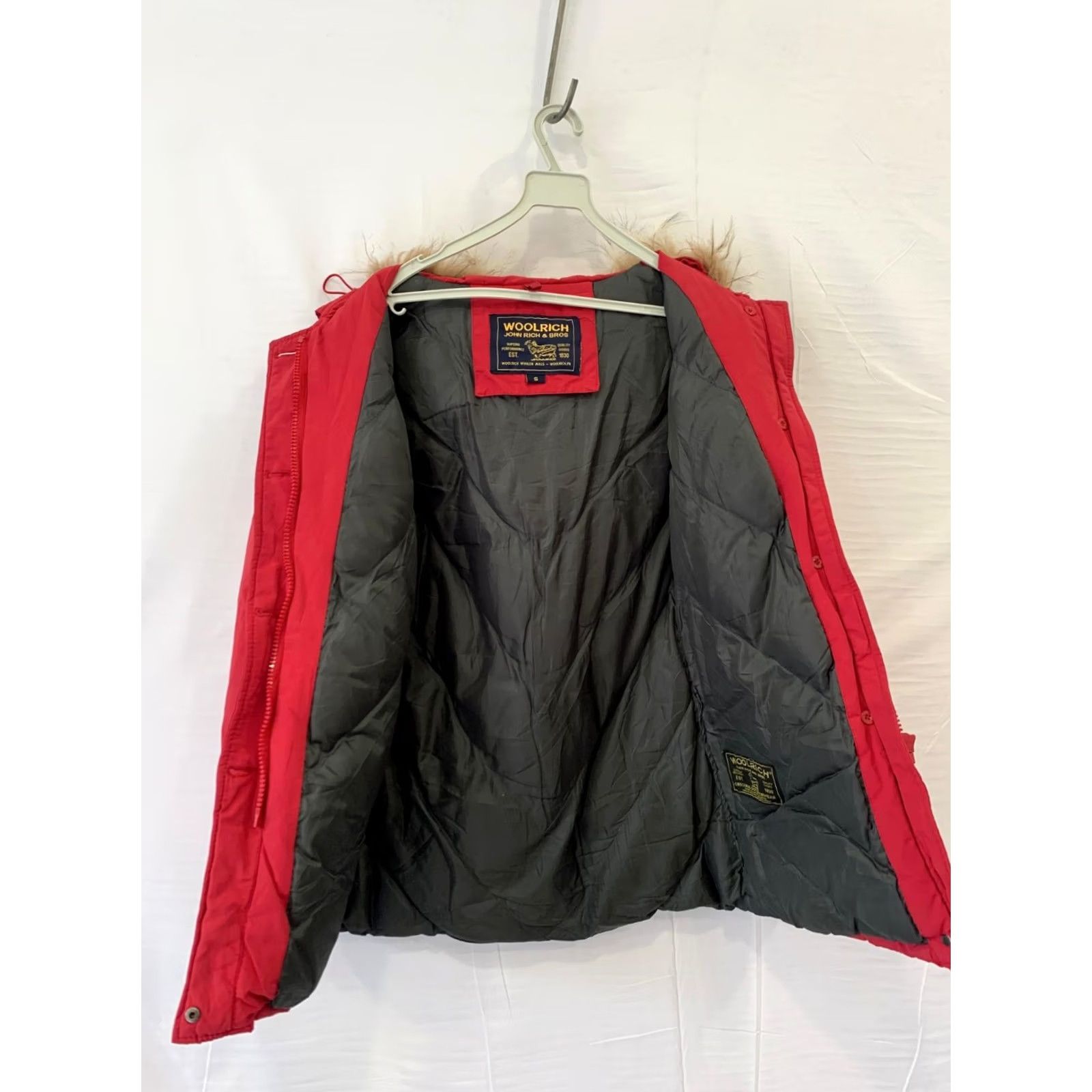 Vintage Woolrich John Rich & Bros Arctic Parka Women’s Red Down Hooded Parka S Woolrich John Rich & Bros Womens Small Red Down Hooded Parka Size S / US 4 / IT 40 - 6 Thumbnail