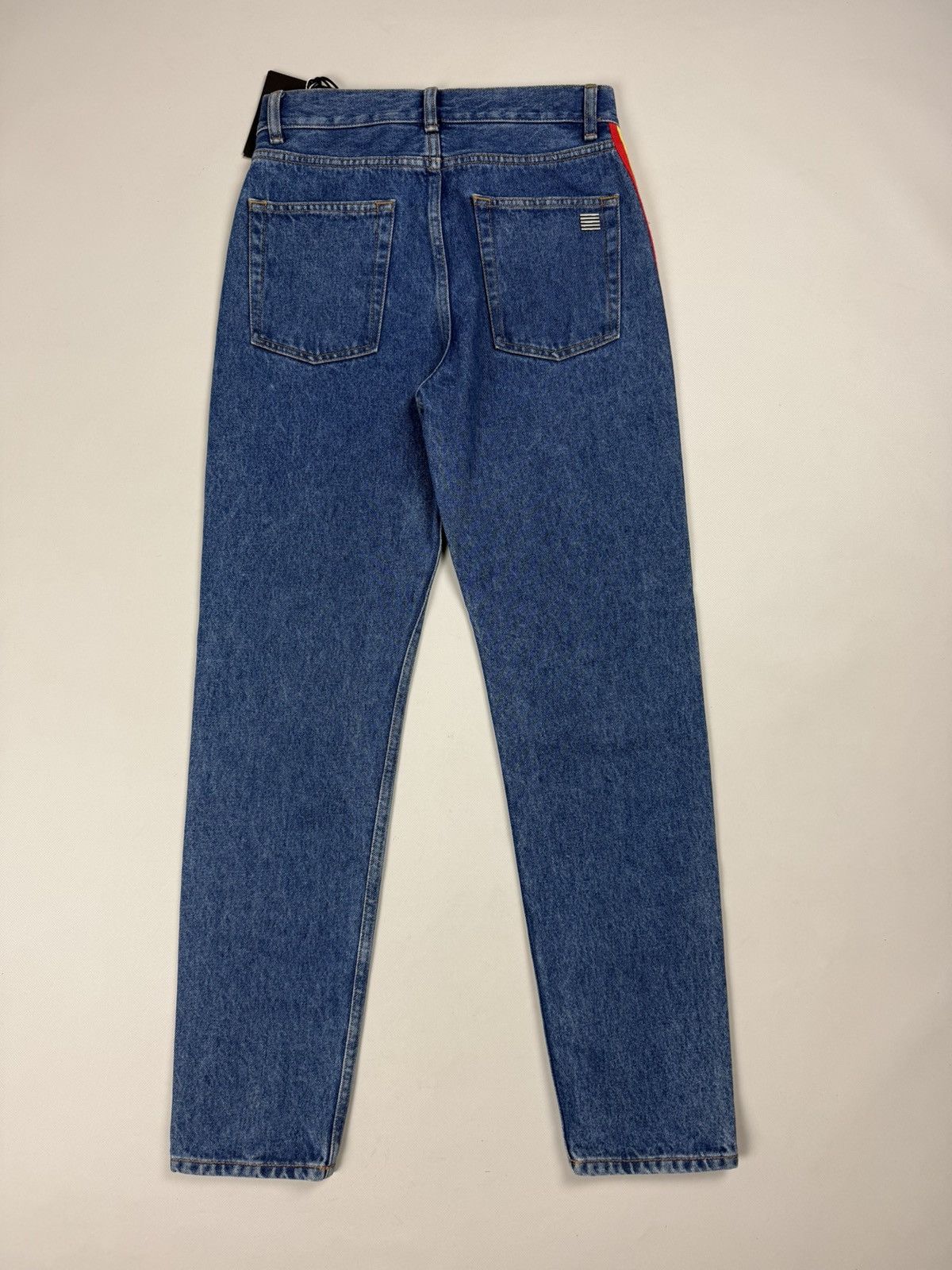 Palm Angels BNWT! Palm Angels Ladies Denim Rainbow Medium Wash Jeans Size 26" / US 2 / IT 38 - 19 Thumbnail