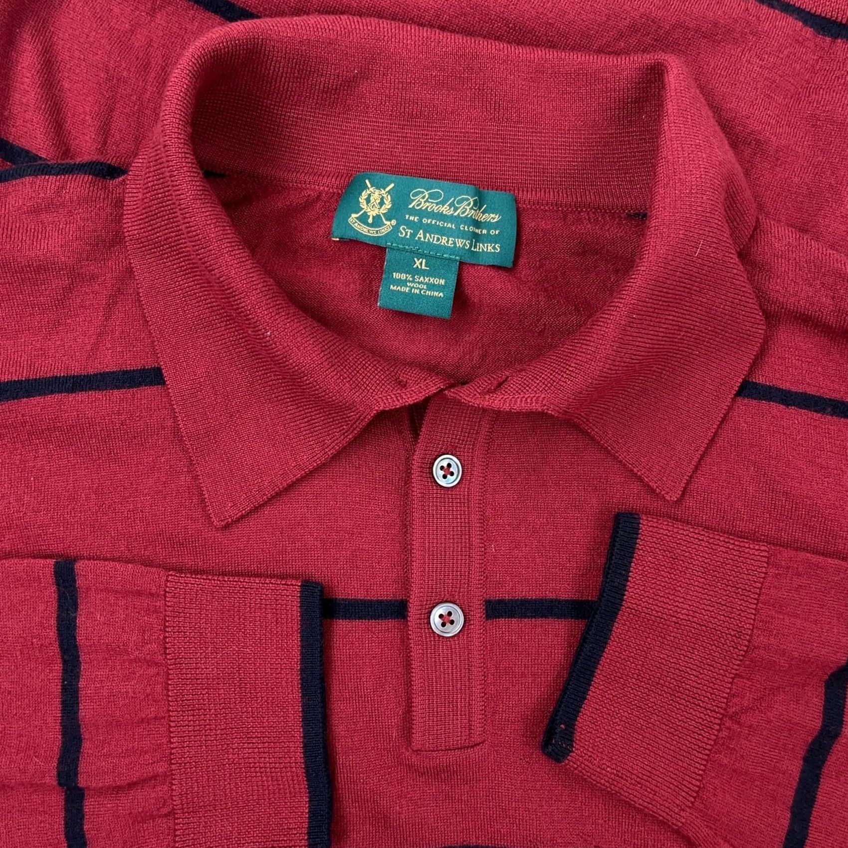 Brooks Brothers VINTAGE Brooks Brothers Sweater Shirt? Size US XL / EU 56 / 4 - 2 Thumbnail