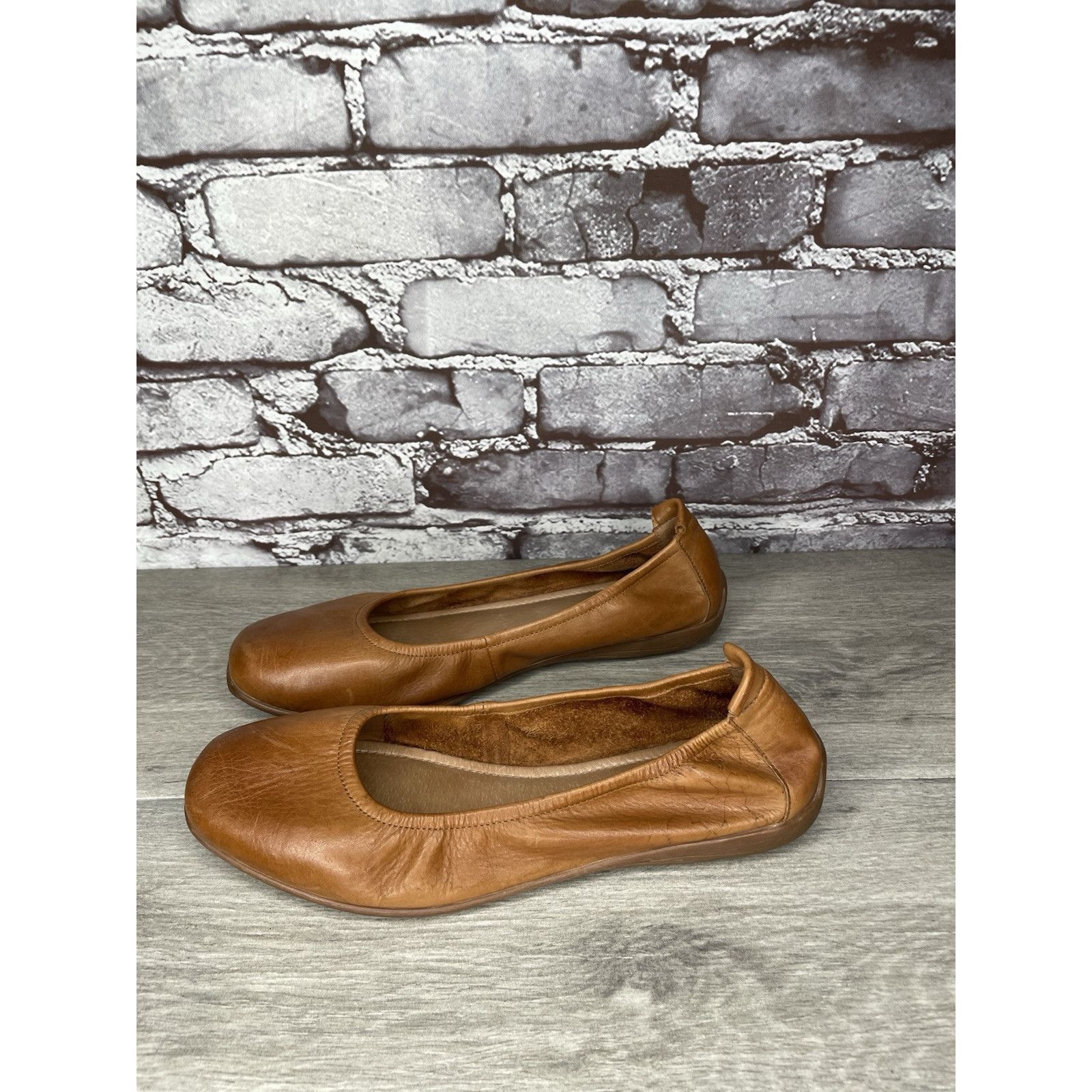 JOSEF SEIBAL Josef Seibel Fenja Brown Leather Ballerina Ballet Flats Wome Size US 9.5 / IT 39.5 - 14 Thumbnail