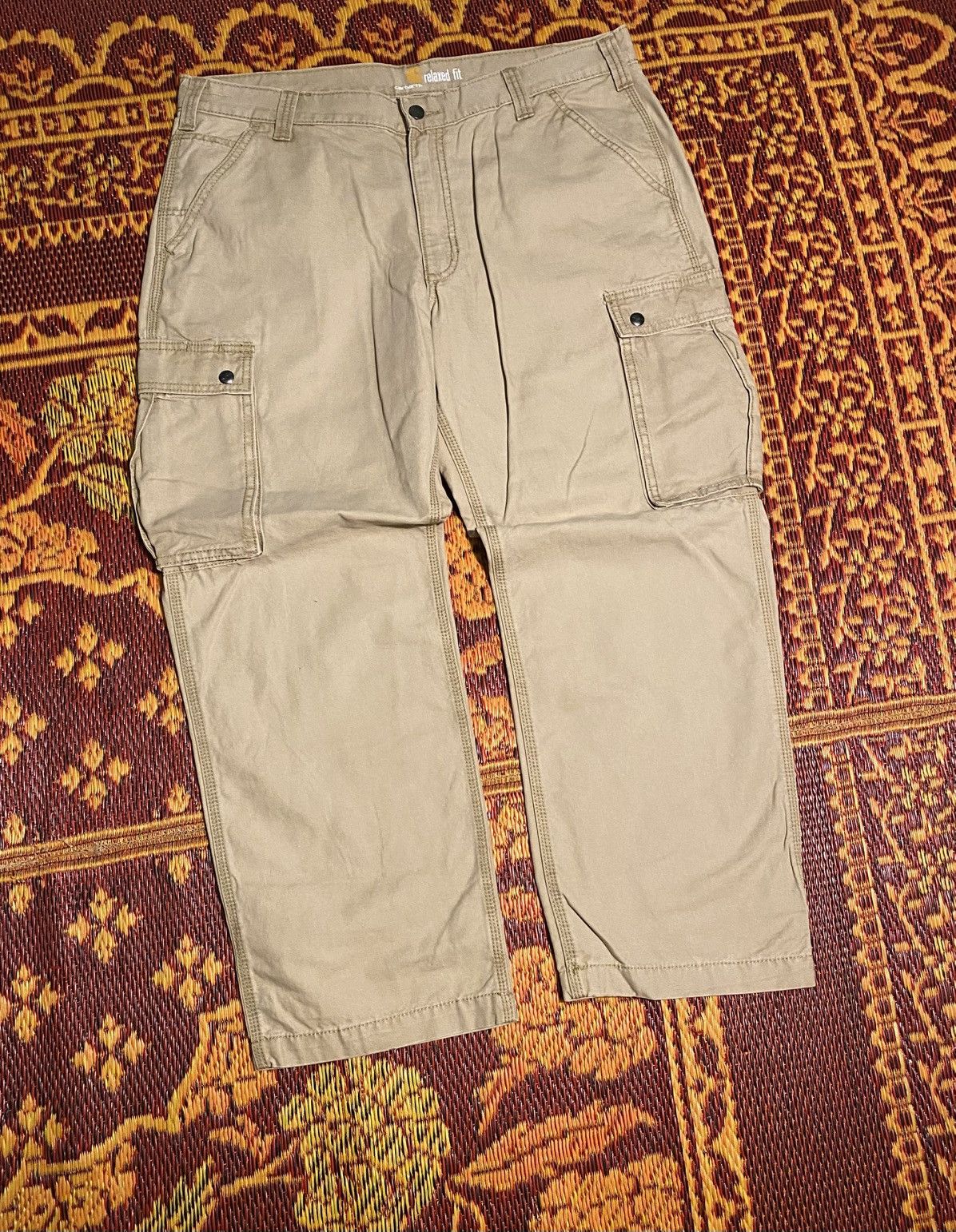 Carhartt Carhartt Cargo Carpenter Work Pants Size US 36 / EU 52 - 1 Thumbnail