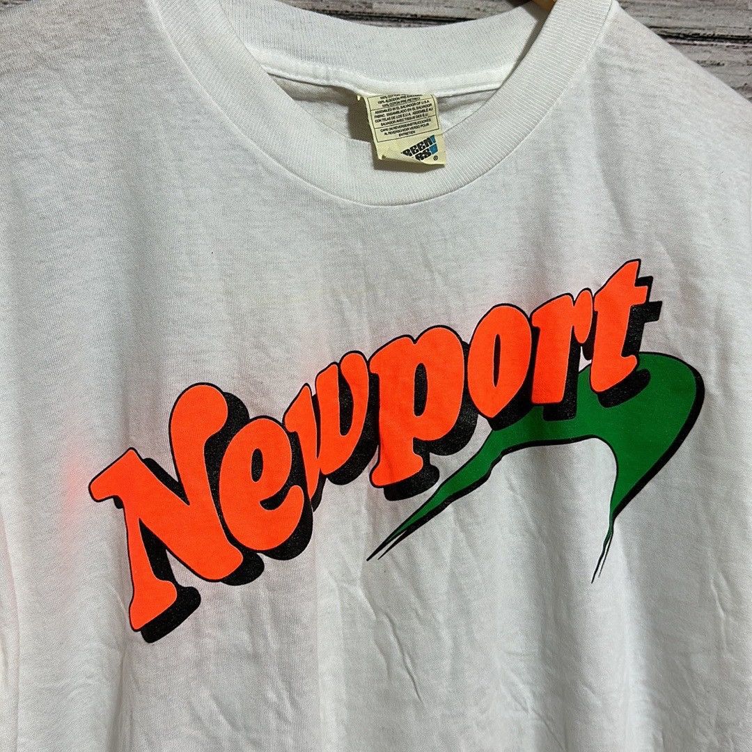 Vintage Vintage Newport single Stitch Screen Stars Promo Tee XL Size US XL / EU 56 / 4 - 2 Thumbnail