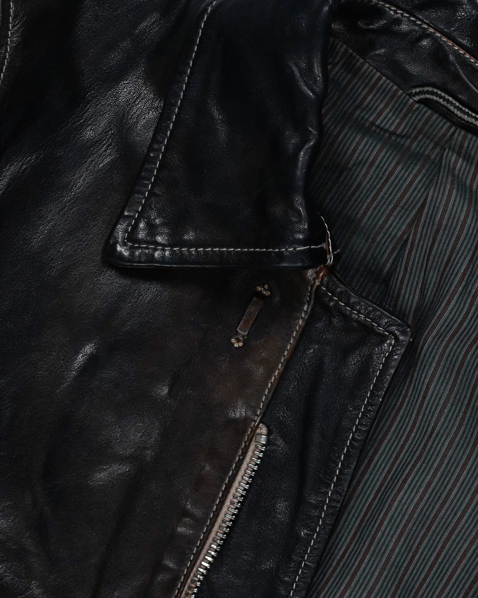 Carol Christian Poell Carol Christian Poell Scarstitch Leather Jacket - FW05 Size US S / EU 44-46 / 1 - 5 Thumbnail