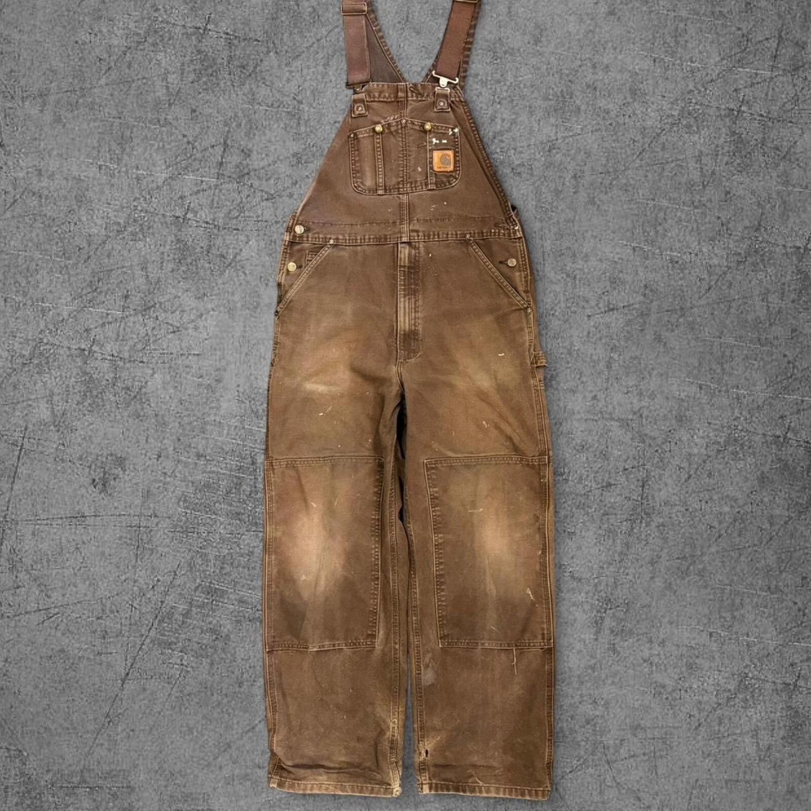 Carhartt Vintage Mocha Carhartt Overalls Size US 34 / EU 50 - 1 Thumbnail