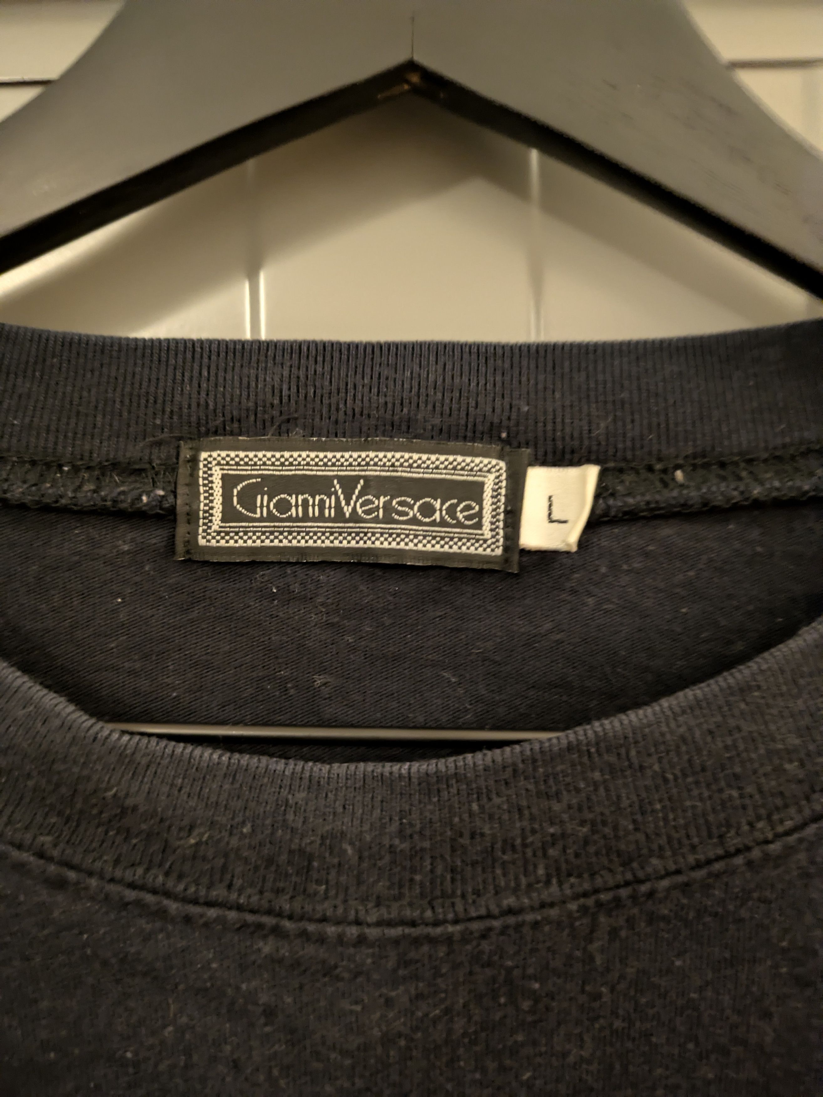 Versace Vintage Gianni Versace Jeans Couture Embroidered T-Shirt Size US L / EU 52-54 / 3 - 3 Thumbnail