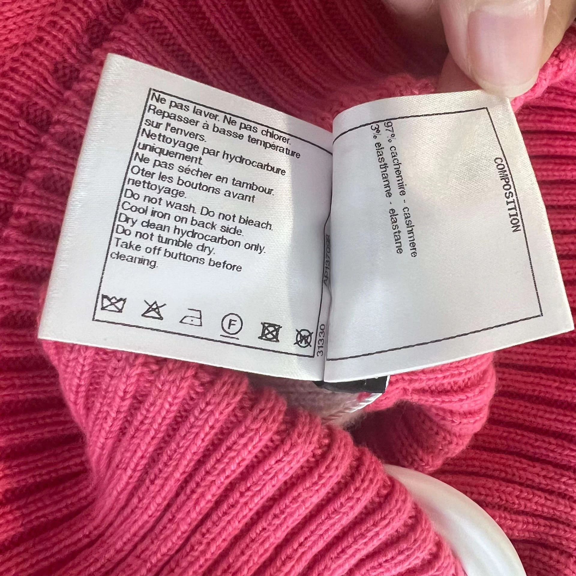 Chanel Chanel Short Sleeveless Pink Knit Sweater M Size M / US 6-8 / IT 42-44 - 4 Thumbnail