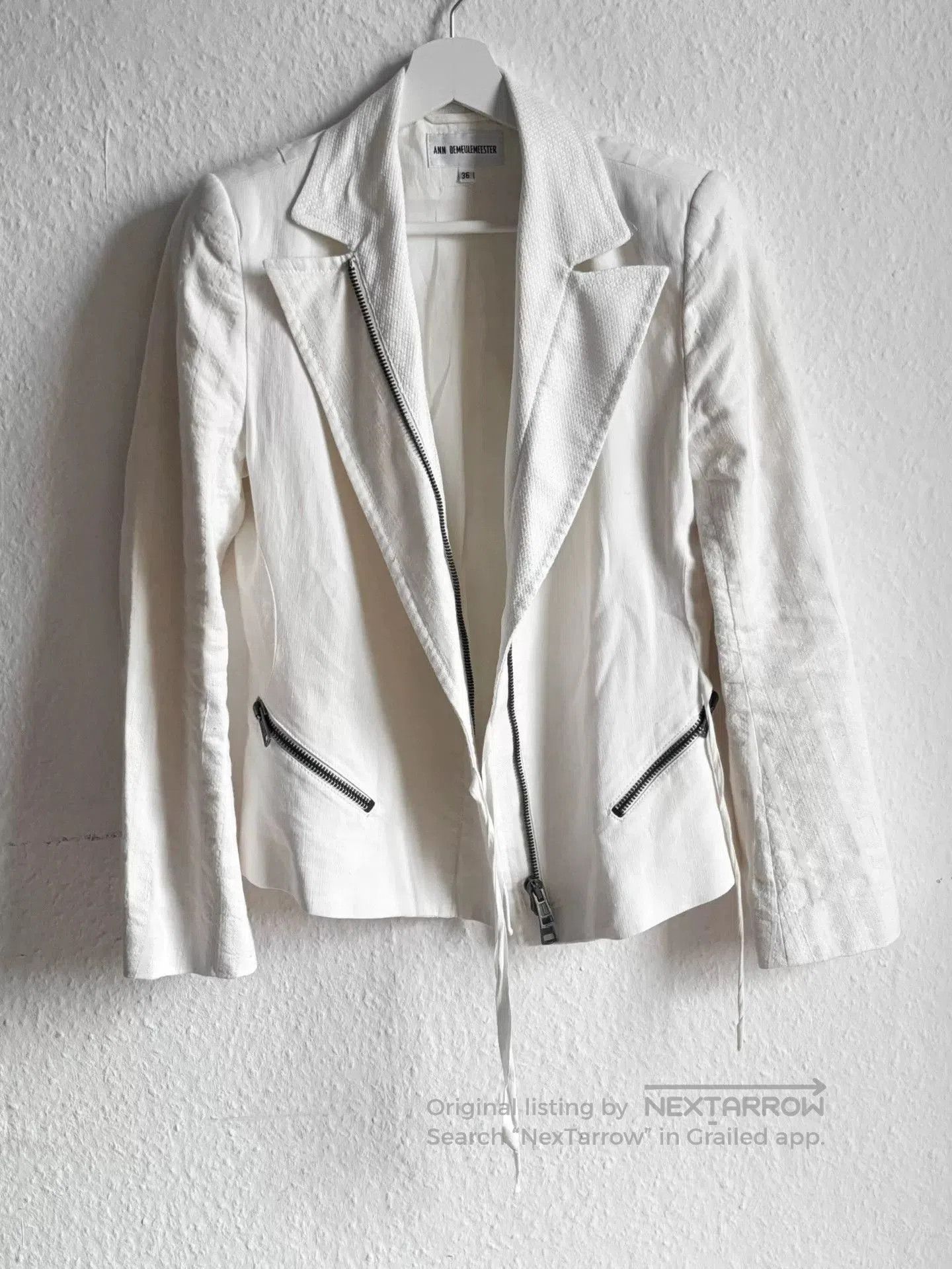 Ann Demeulemeester Ann Demeulemeester White Label Jacket. Size XS / US 0-2 / IT 36-38 - 5 Thumbnail