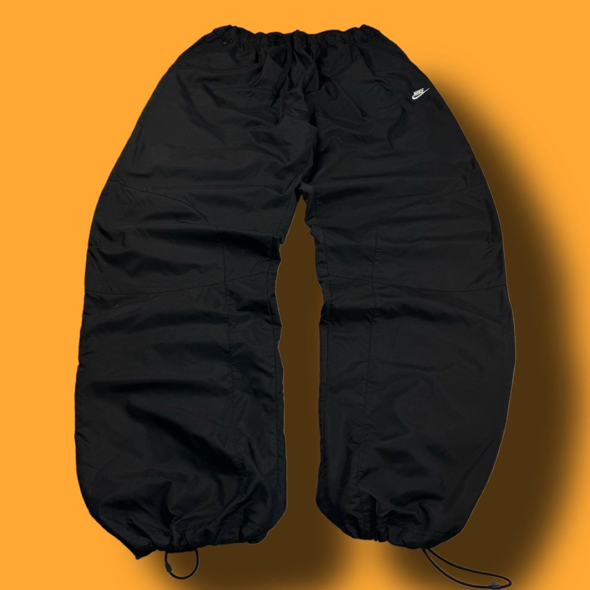 Nike × Vintage NIKE VINTAGE BASIC LOGO OVERSIZE BAGGY PANTS Size US 34 / EU 50 - 1 Thumbnail