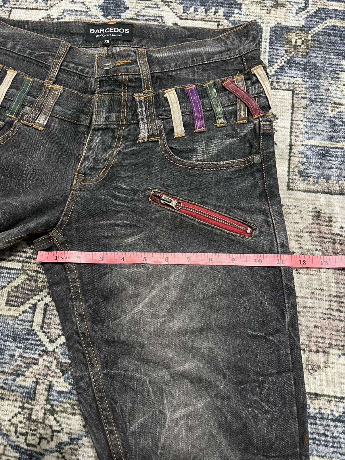 If Six Was Nine × Vintage Vintage BARCEDOS Exchange 3/4 Cropped Acid Wash Denim Pants Size US 32 / EU 48 - 18 Thumbnail