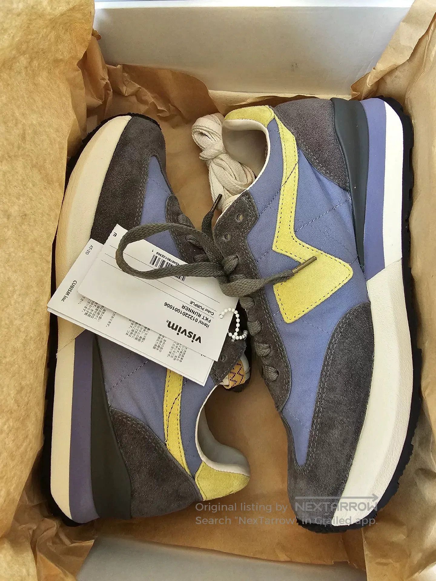 Visvim VisVim FKT Runner Sneakers for Men. Size US 8 / EU 41 - 1 Thumbnail
