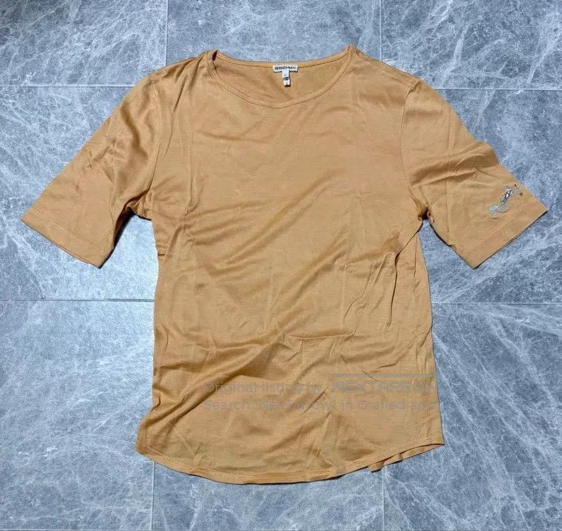 Hermes Hermes Cartier Logo Embroidered T-Shirt M Orange Size M / US 6-8 / IT 42-44 - 1 Thumbnail
