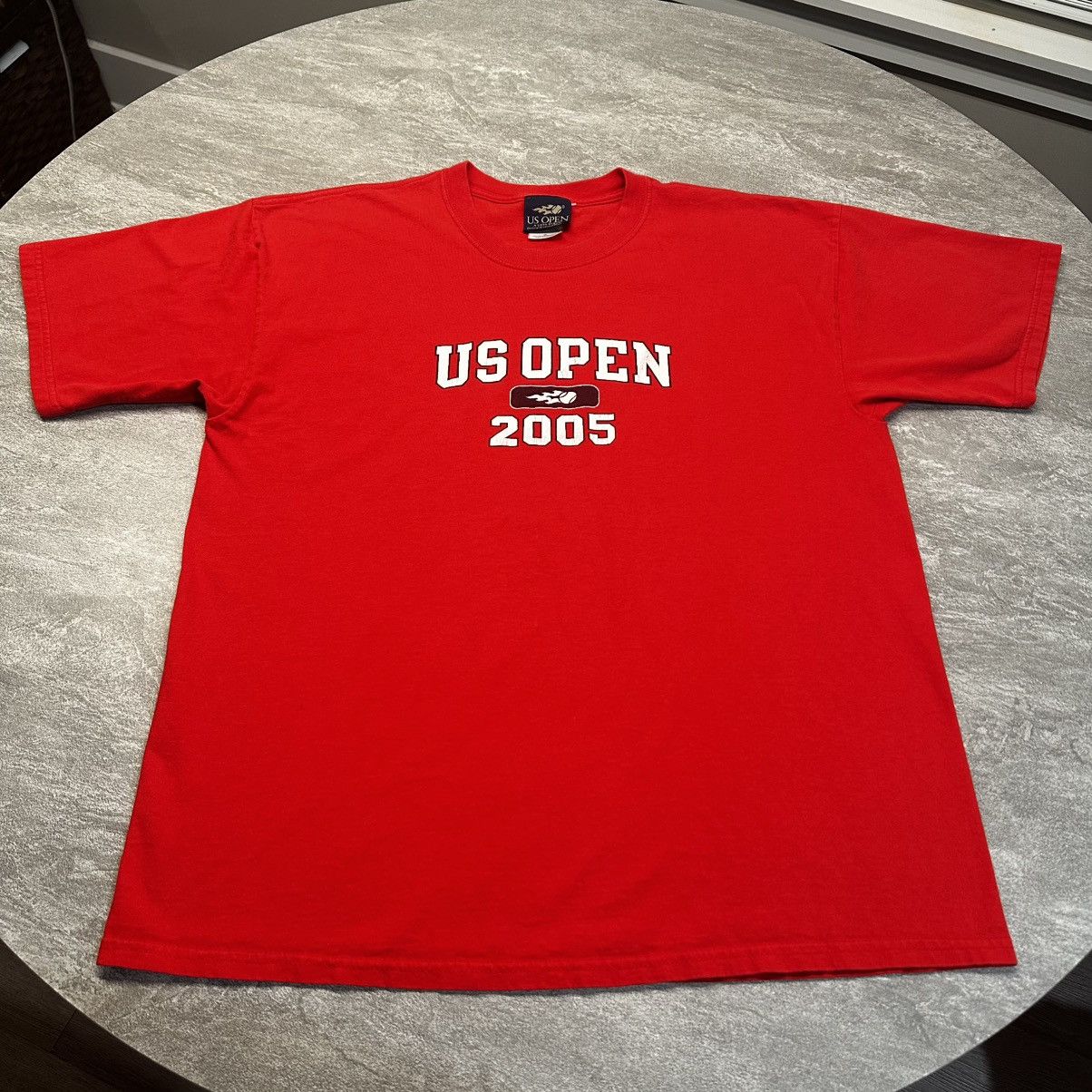 Vintage Vintage US Open 2005 USTA NYC Tennis Agassi T Shirt Size XL Size US XL / EU 56 / 4 - 1 Thumbnail