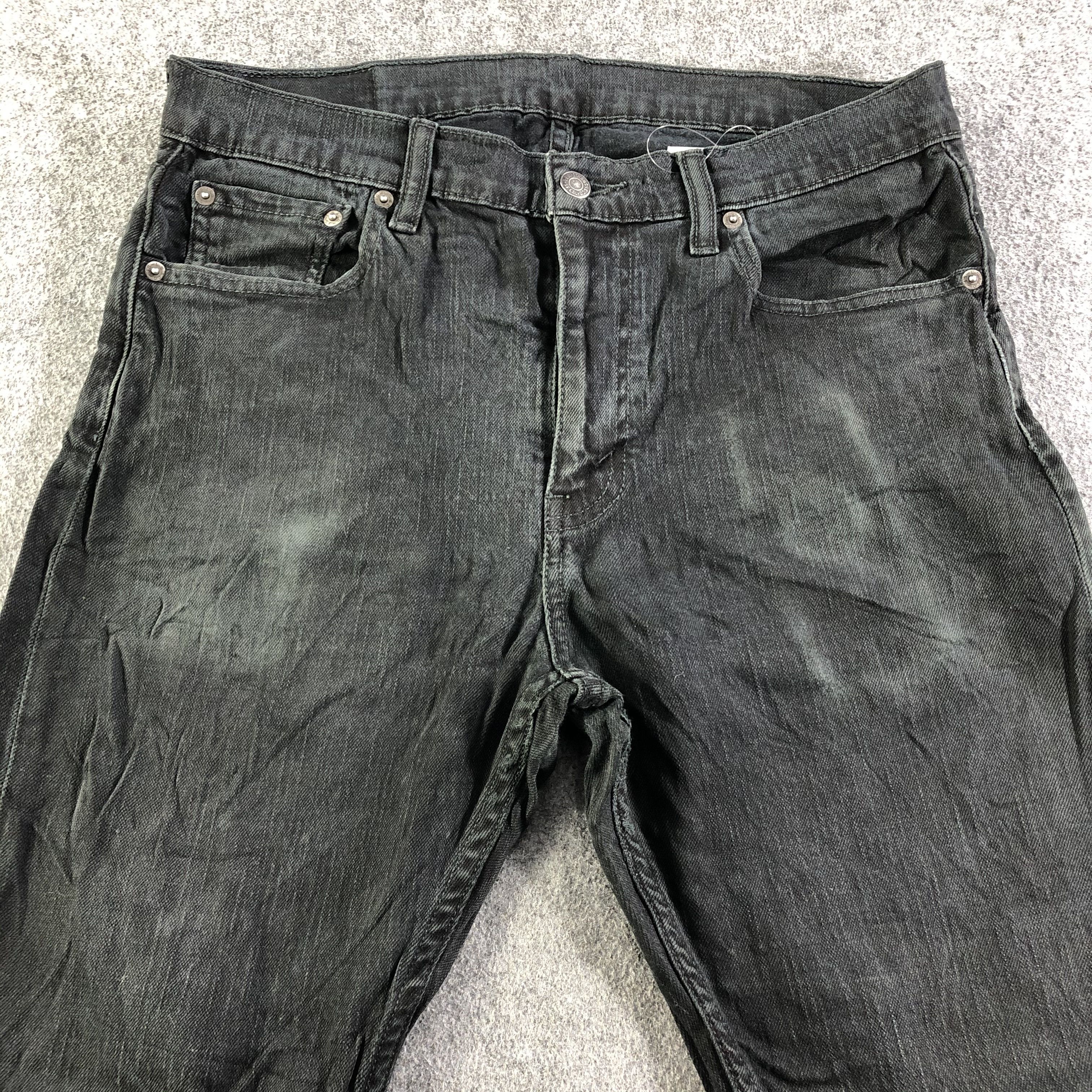 Levi's Vintage Faded Black Levis Jeans-J3096 Size US 33 - 3 Thumbnail