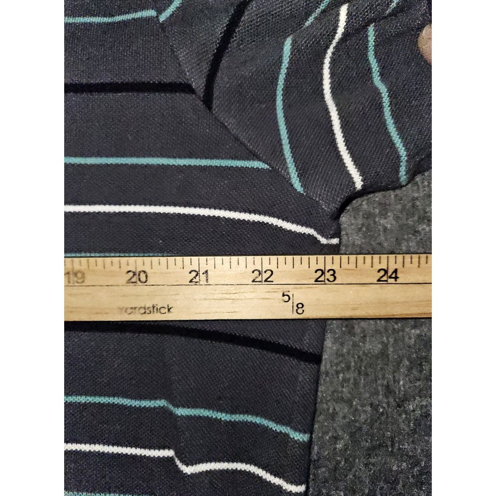 Lacoste LACOSTE Polo Shirt Mens Size 7 Gray Striped Short Sleeve Logo Regular Fit Casual Workwear Shirt Size US M / EU 48-50 / 2 - 3 Thumbnail