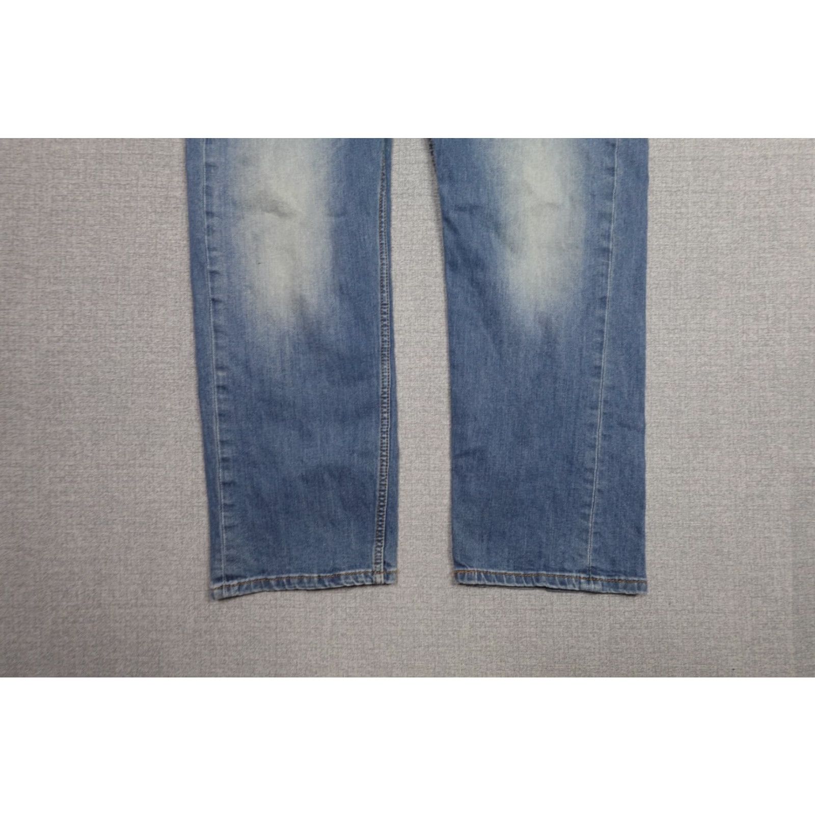 Levi's Levi's 505 Regular Jeans Mens 36x28 Blue Straight Dark Wash Rancher Western Jeans Size US 36 / EU 52 - 4 Thumbnail