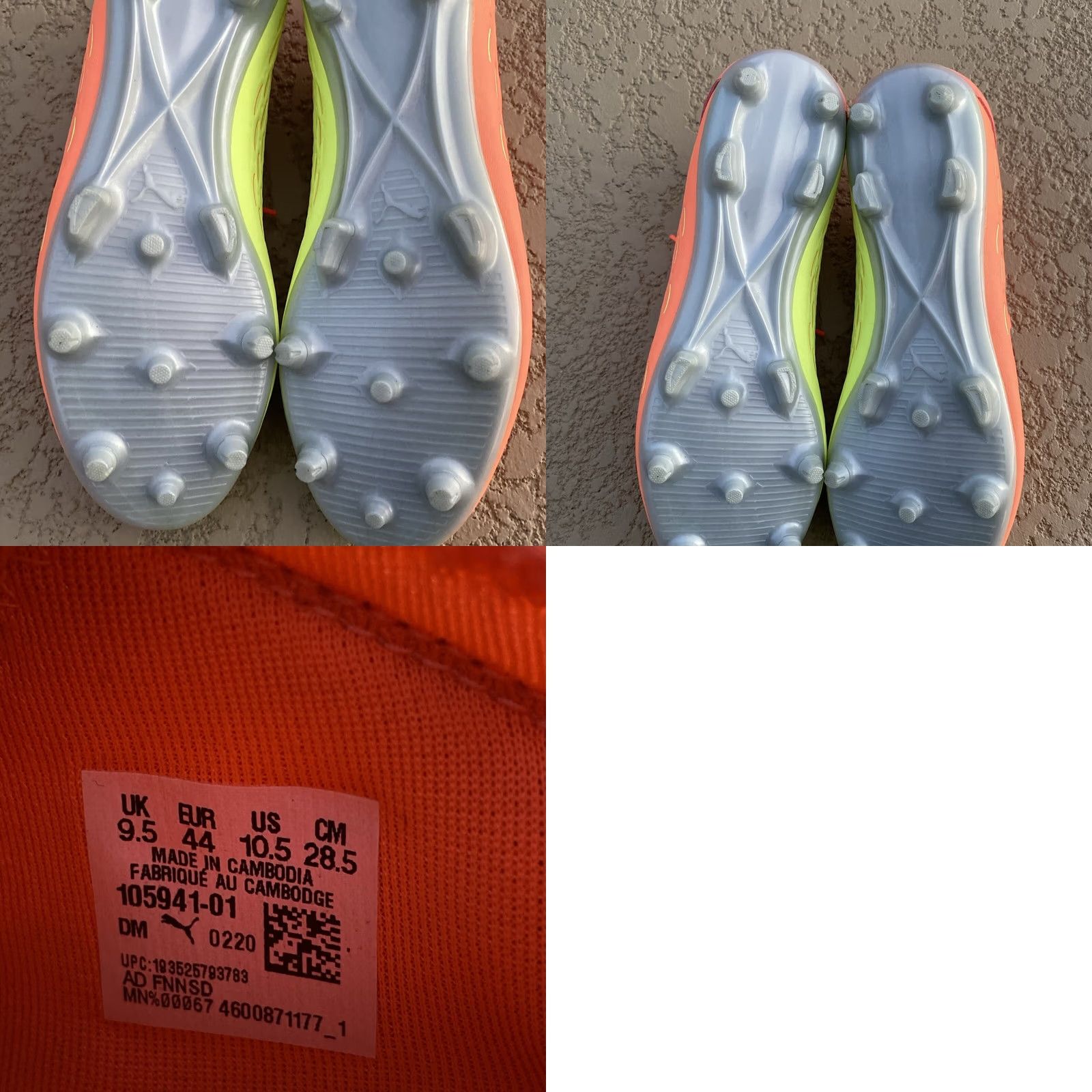 Puma Puma Future 5.4 OSG Netfit FG AG Peach Soccer Boots Mens SZ 10.5 Boots Peach Red Nrgy Fizzy Yellow Mens Shoes Size US 8 / EU 41 - 8 Thumbnail