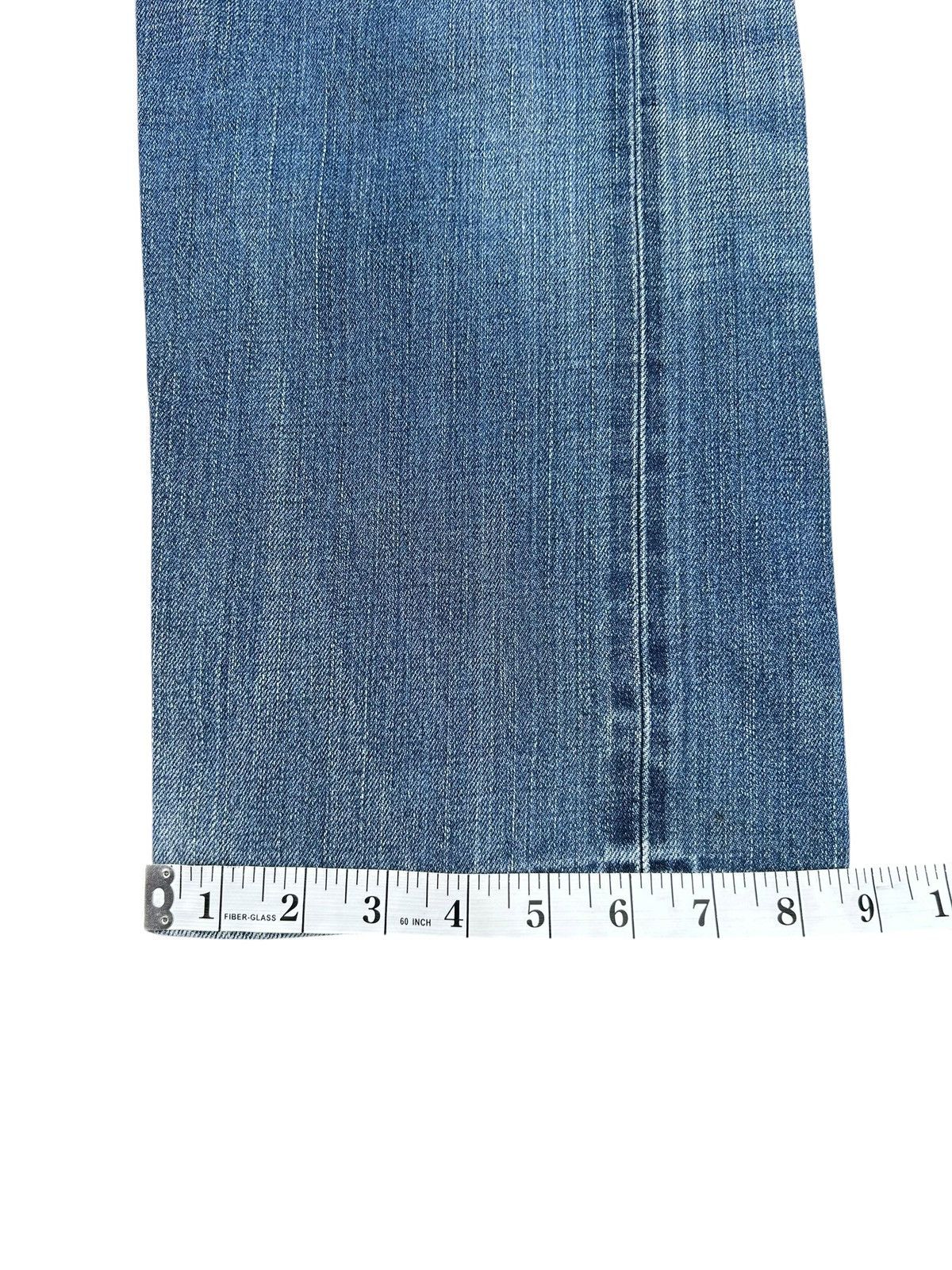 Kapital Buckle Back Vintage Edwin Selvedge Distressed Denim Jeans Size US 37 - 23 Thumbnail