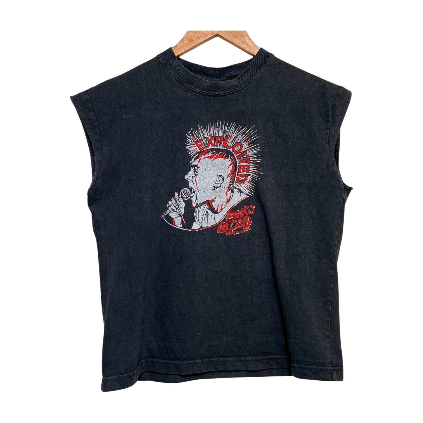Vintage Vintage 80s The Exploited Punks Not Dead T-shirt S Size US S / EU 44-46 / 1 - 1 Thumbnail