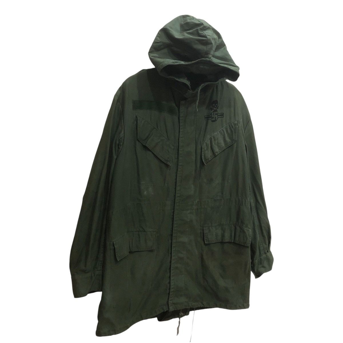 Vintage 1986 Seyntex Belgian Army Parka Green Size US L / EU 52-54 / 3 - 2 Thumbnail