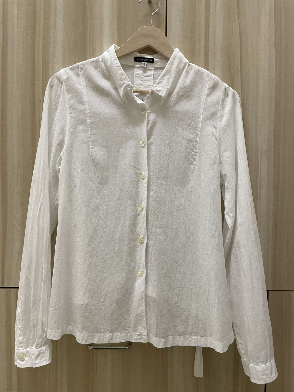 Ann Demeulemeester Ann Demeulemeester Back Strap Shirt Size M / US 6-8 / IT 42-44 - 2 Thumbnail