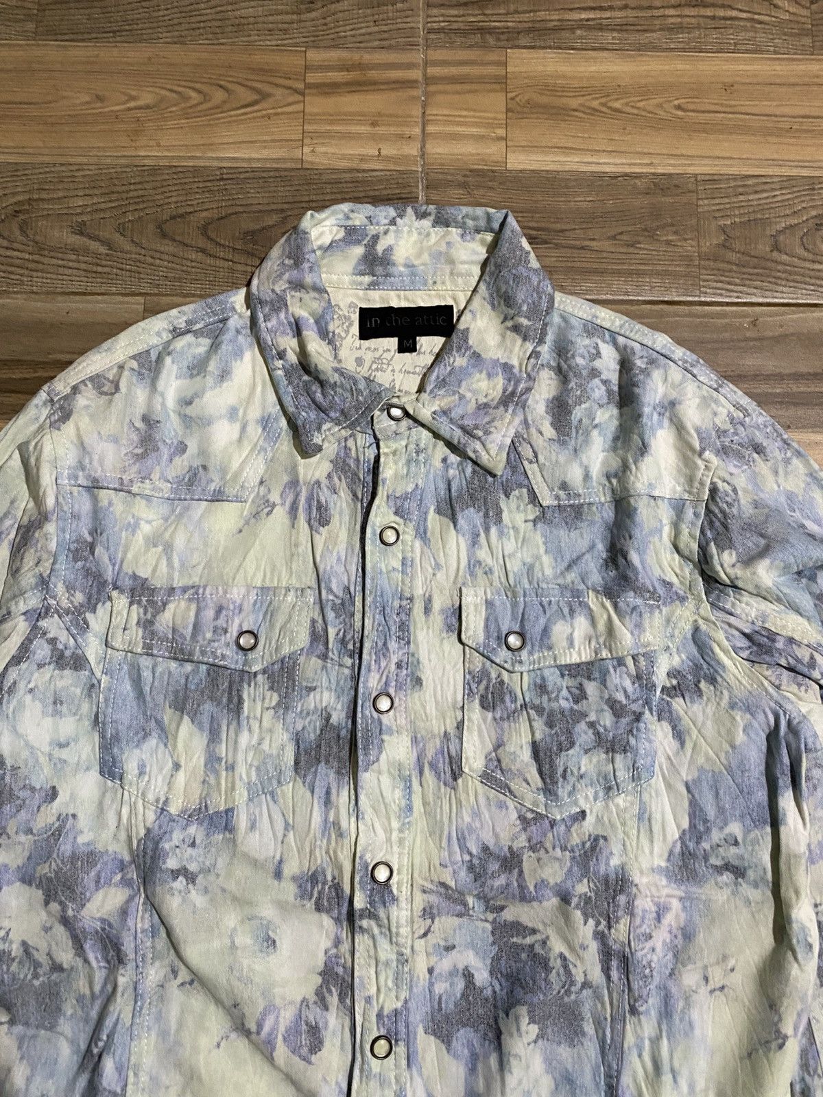 Japanese Brand × Vintage IN THE ATTIC FLORAL SHIRT Size US M / EU 48-50 / 2 - 2 Thumbnail