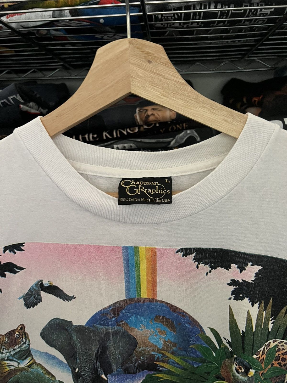 Habitat 90s Nature Tee Single Stitch Tee Size US L / EU 52-54 / 3 - 4 Thumbnail