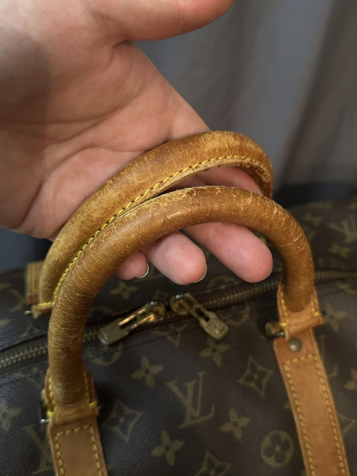 Louis Vuitton Louis Vuitton Keepall 55 Duffle Bag Size ONE SIZE - 13 Thumbnail