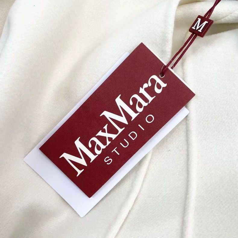 Max Mara Max Mara White long lace-up wool coat Size S / US 4 / IT 40 - 5 Thumbnail
