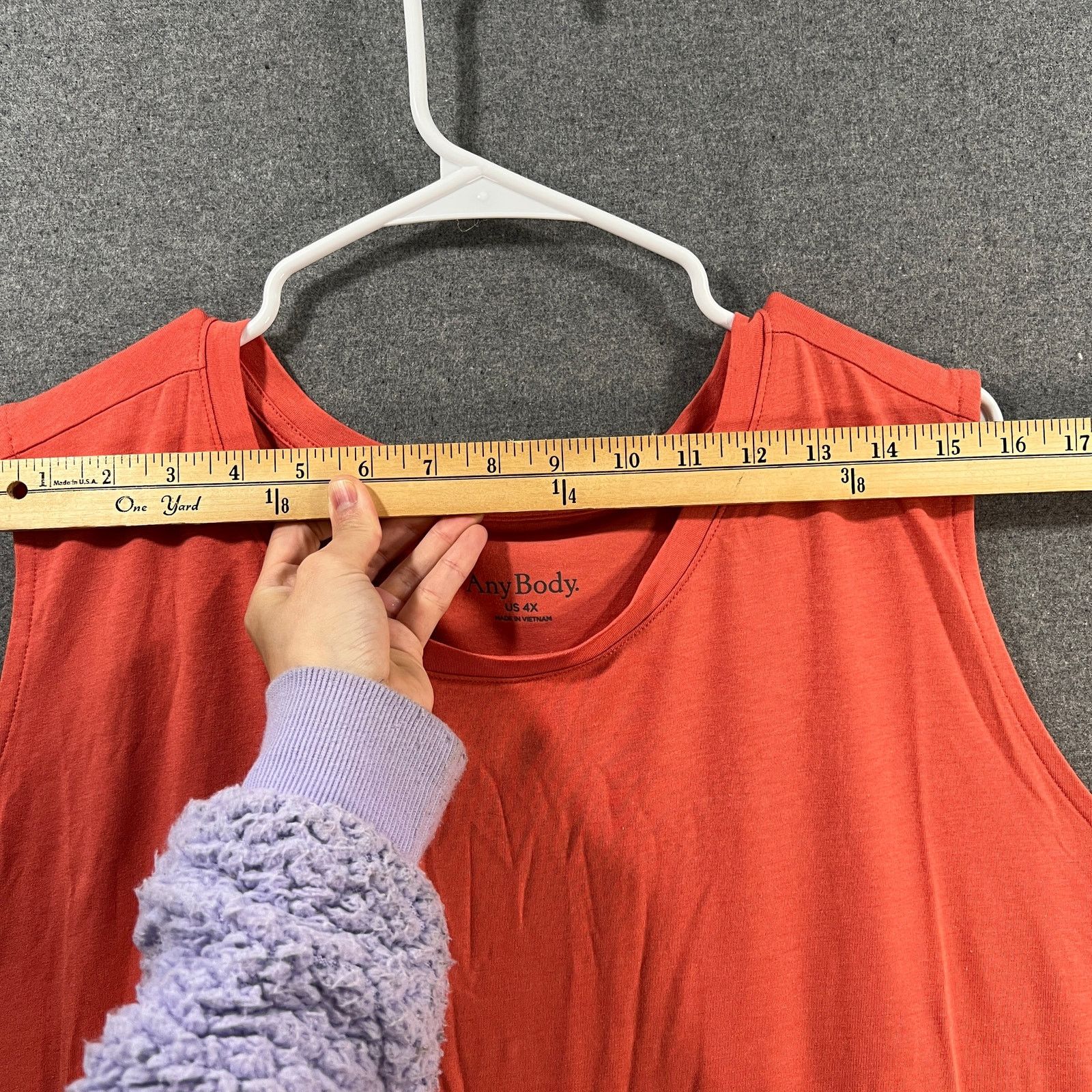 Other AnyBody Cozy Knit Jersey Tank Dress Burnt Sienna Size 4X Size 4XL / US 24-26 - 7 Thumbnail