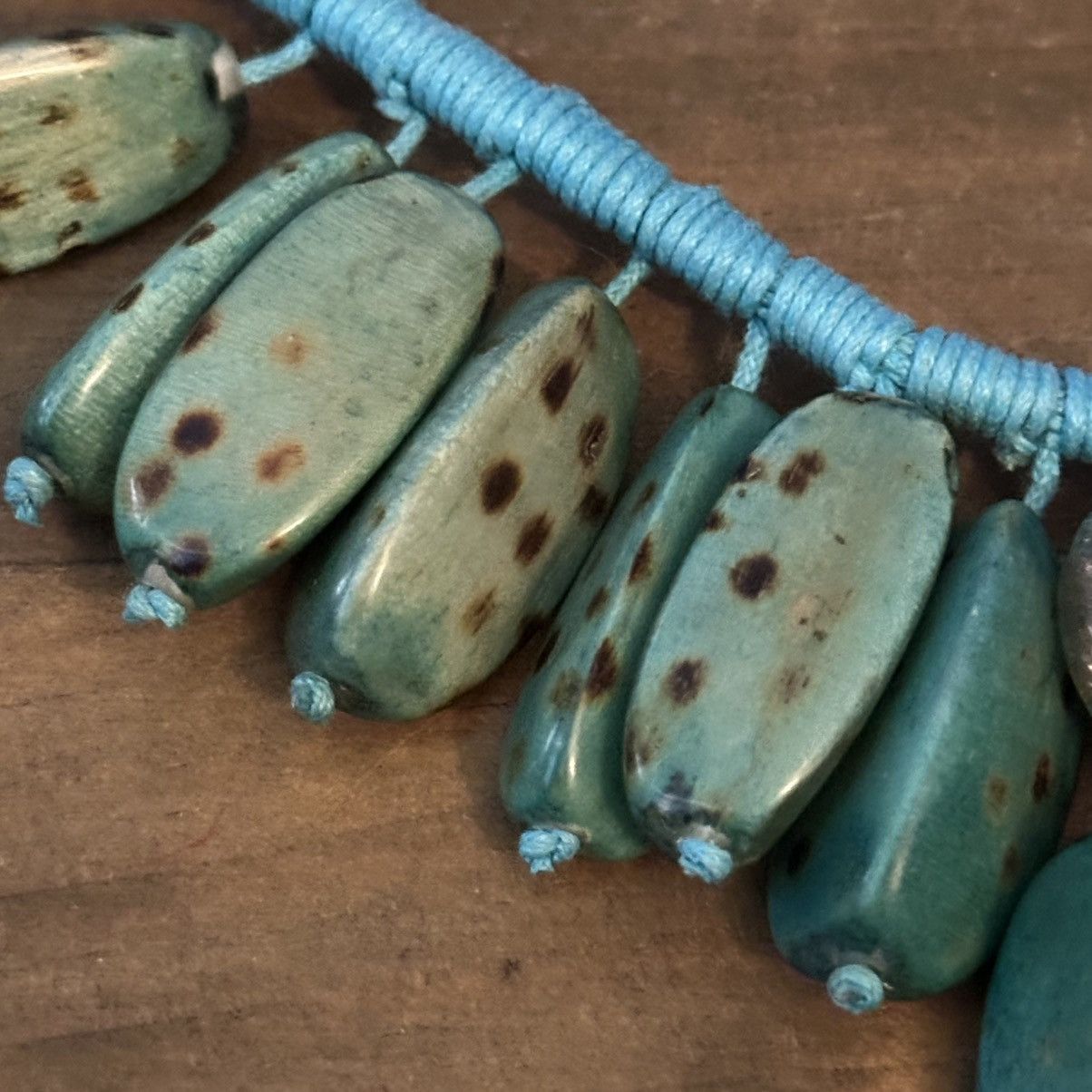 Other Turquoise spotted dagger dangle cord necklace Size ONE SIZE - 3 Thumbnail