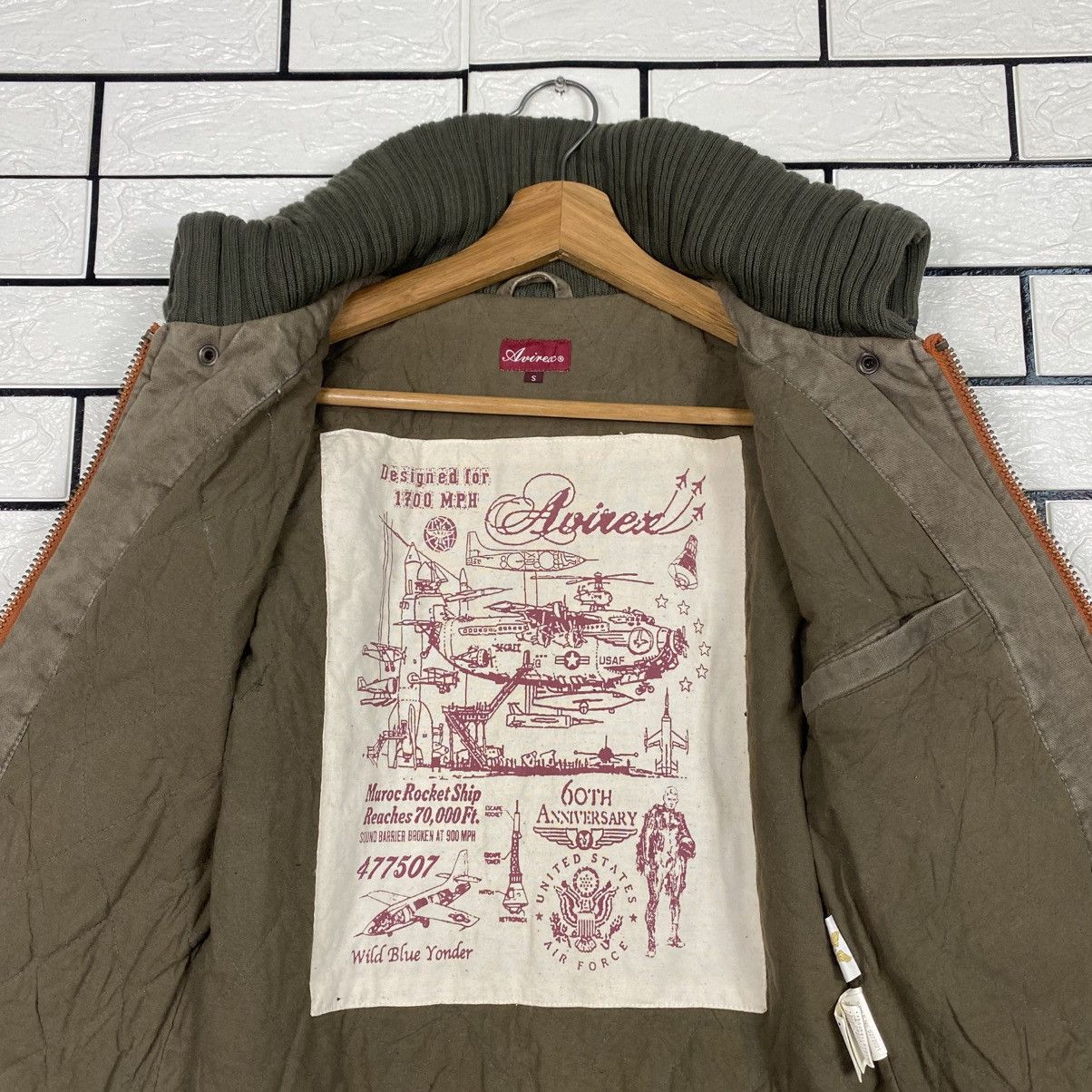 Japanese Brand 📌Cropped Bondage Parachute Biker Jacket Avirex Size US S / EU 44-46 / 1 - 15 Thumbnail