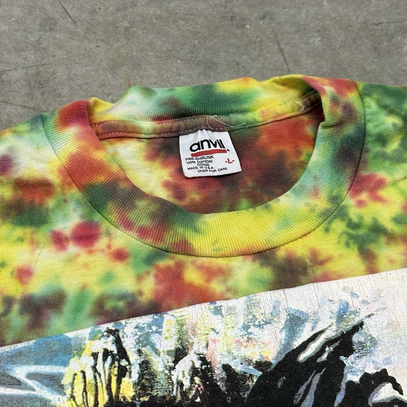 Vintage Vintage 90s Bob Marley Natty Dreadlock Album Promo Art Tee Size US L / EU 52-54 / 3 - 8 Thumbnail